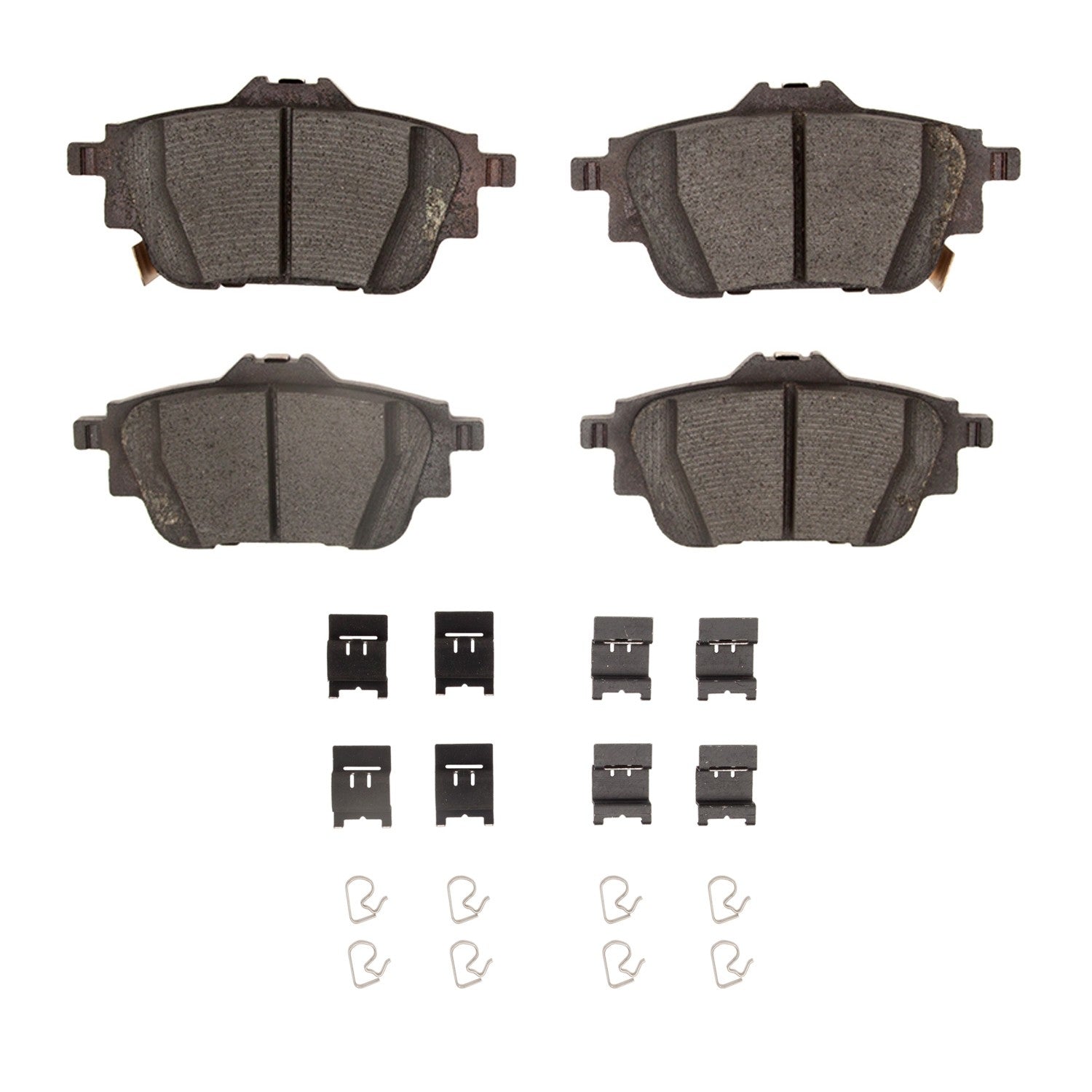 Dynamic Friction Company Disc Brake Pad Set  top view frsport 1551-2306-01