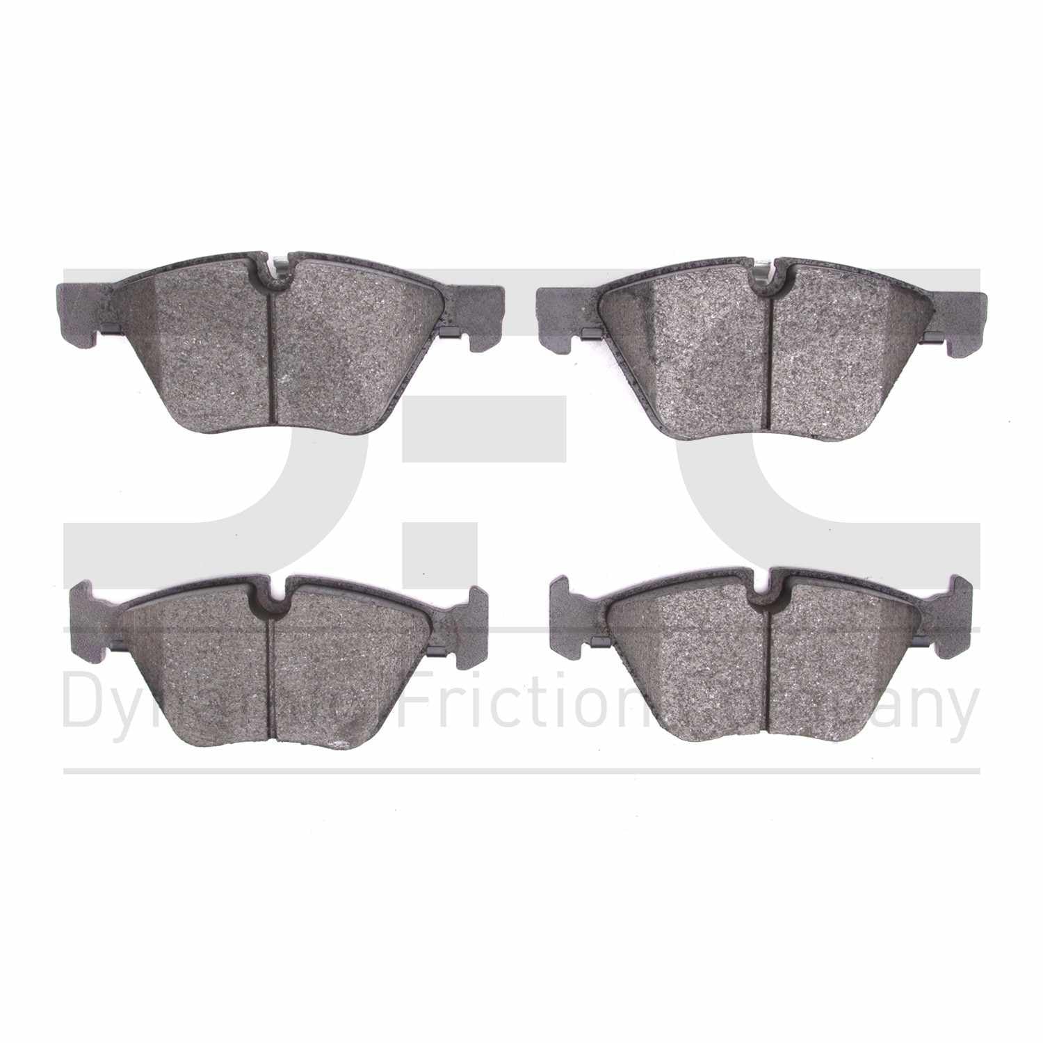 Dynamic Friction Company Disc Brake Pad Set  top view frsport 1552-1061-10