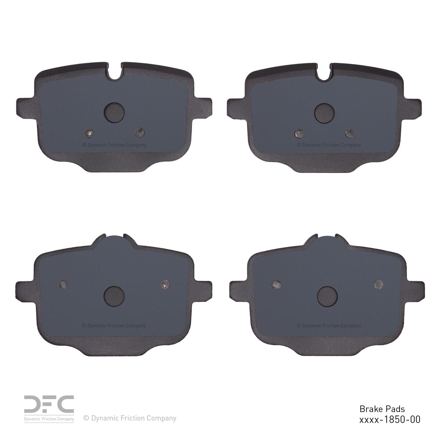 dynamic friction company disc brake pad set  frsport 1552-1850-00