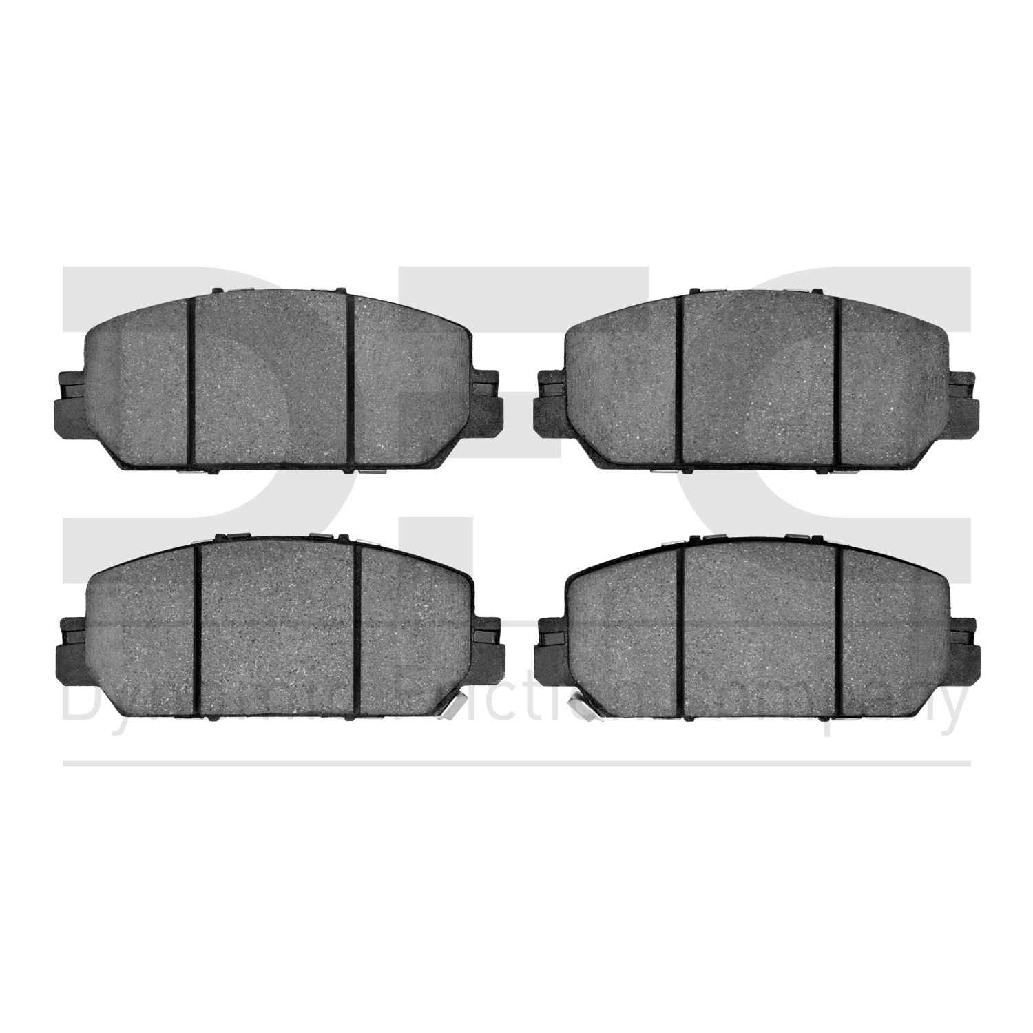 Dynamic Friction Company Disc Brake Pad Set  top view frsport 1552-2036-00