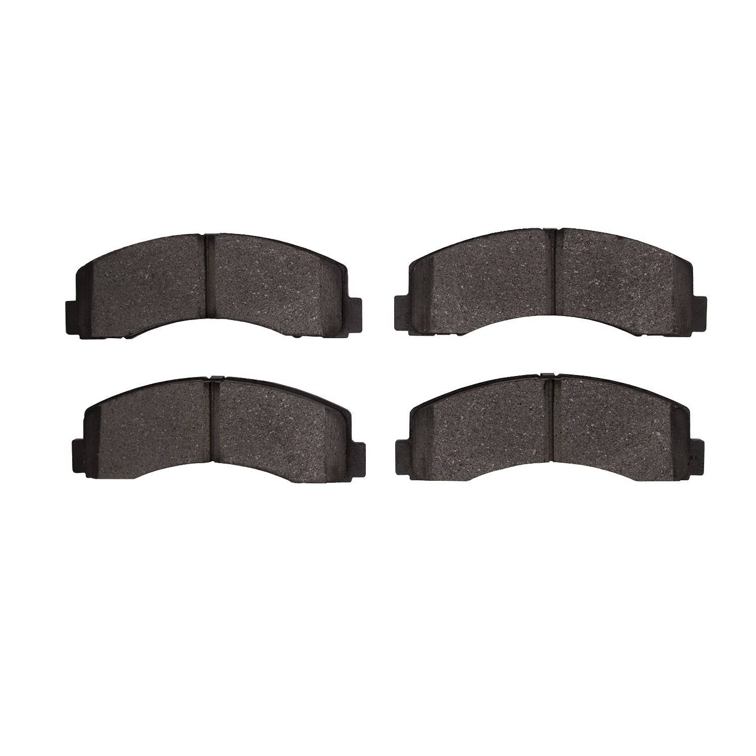 Dynamic Friction Company Disc Brake Pad Set  top view frsport 1552-2087-00