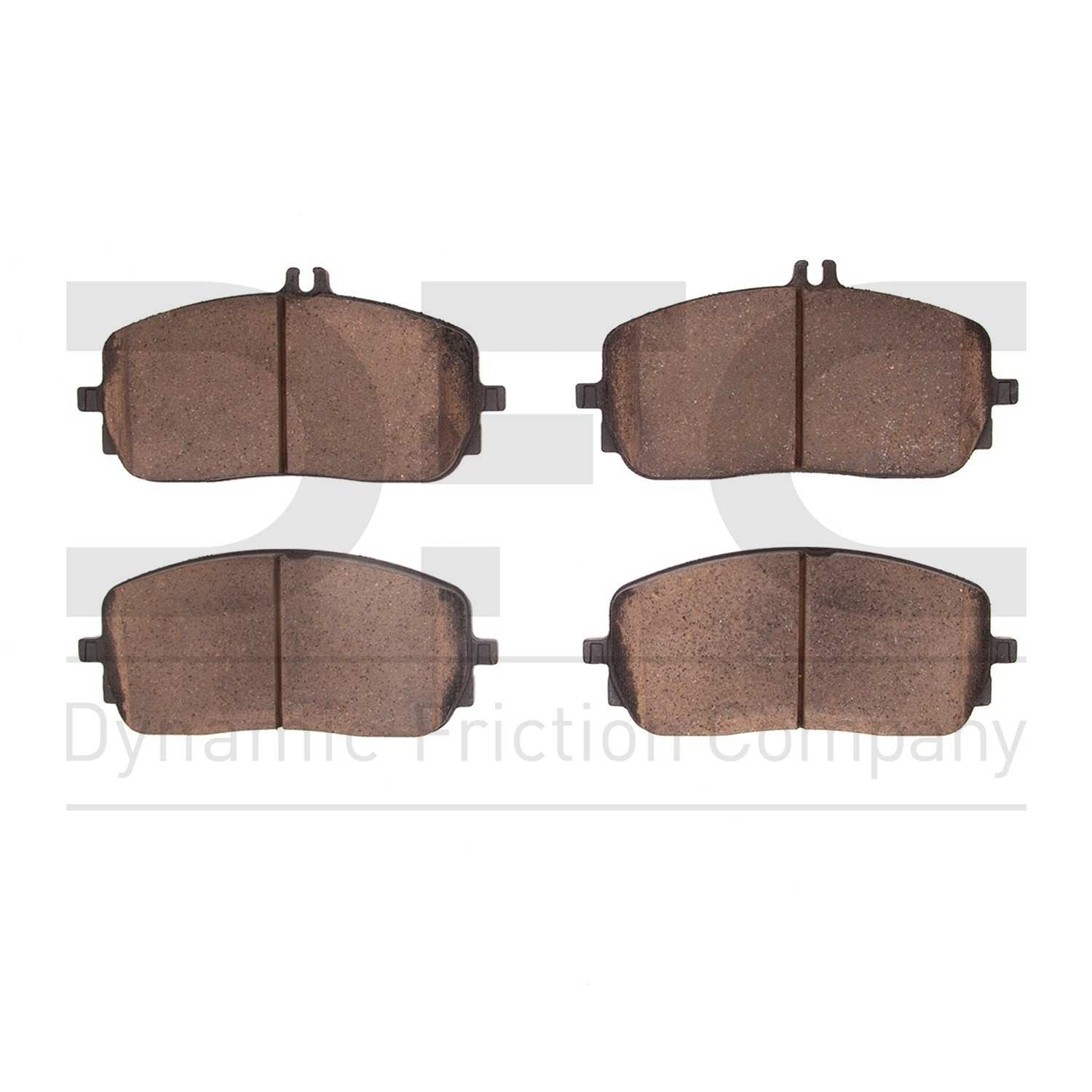 Dynamic Friction Company Disc Brake Pad Set  top view frsport 1552-2209-00