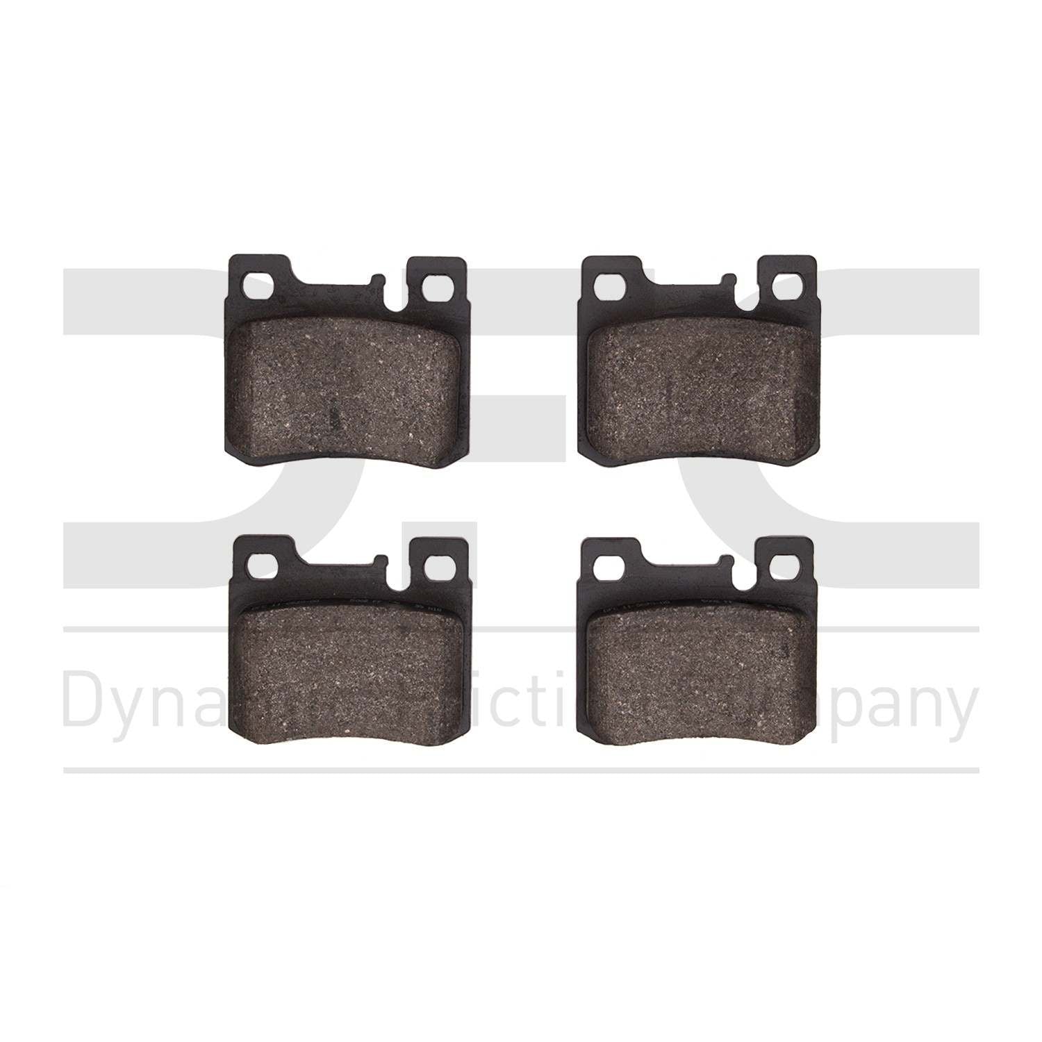 Dynamic Friction Company Disc Brake Pad Set  top view frsport 1600-0620-00