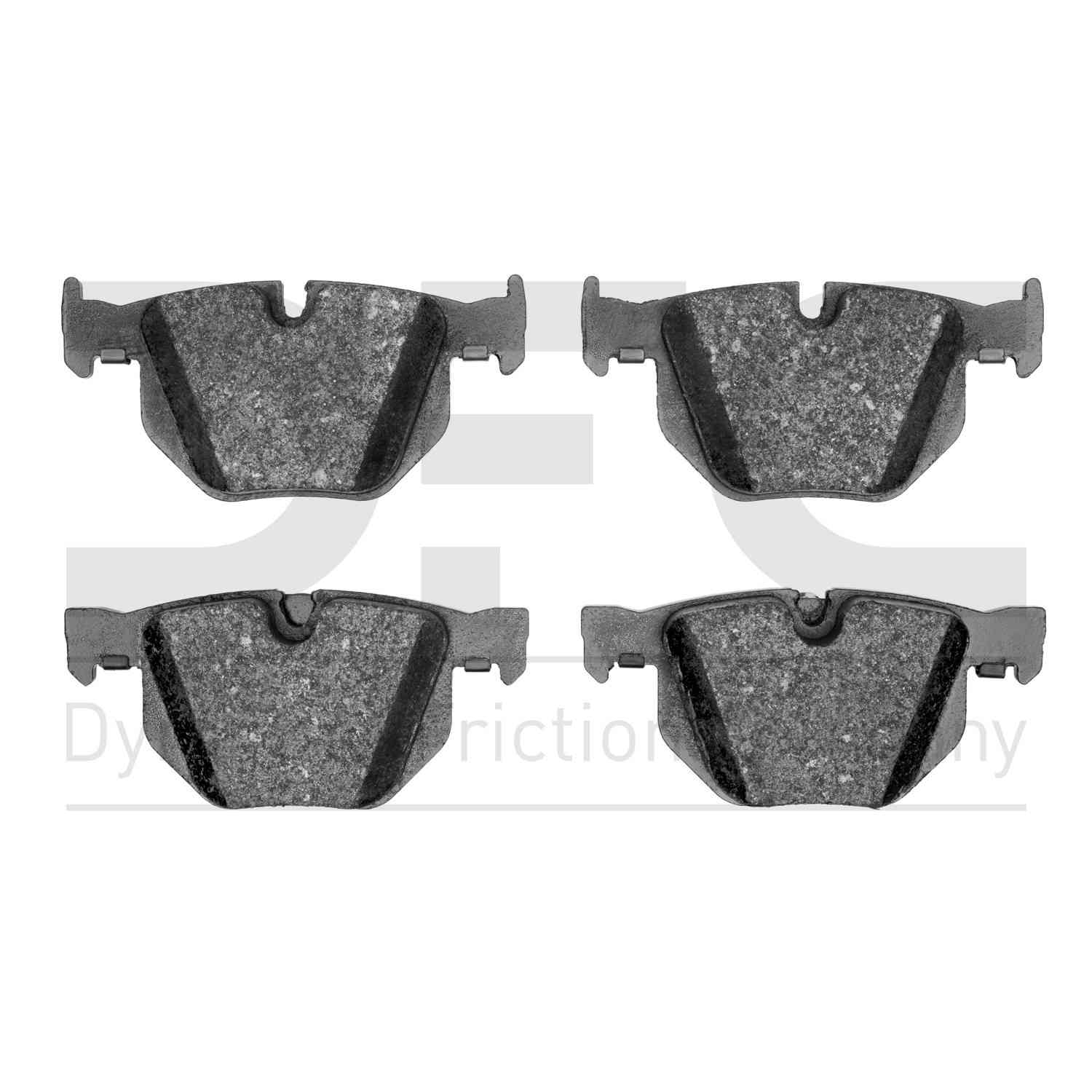 Dynamic Friction Company Disc Brake Pad Set  top view frsport 1600-0683-10