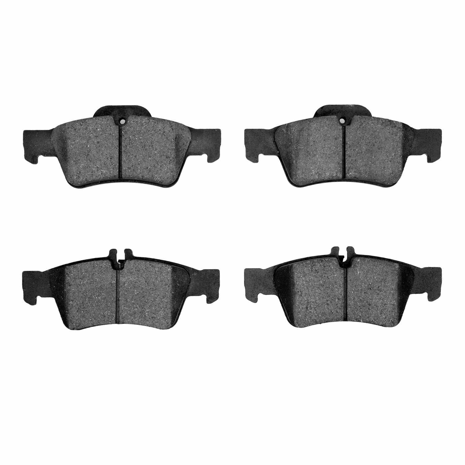 Dynamic Friction Company Disc Brake Pad Set  top view frsport 1600-0986-00