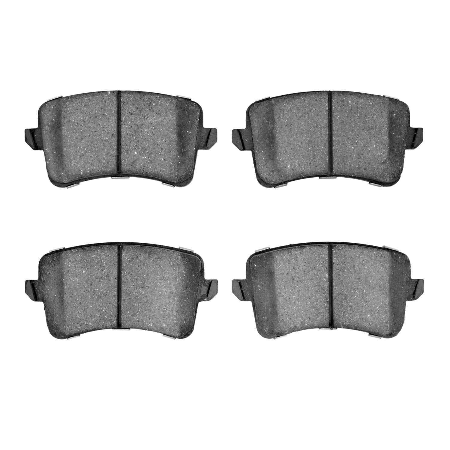 Dynamic Friction Company Disc Brake Pad Set  top view frsport 1600-1386-00