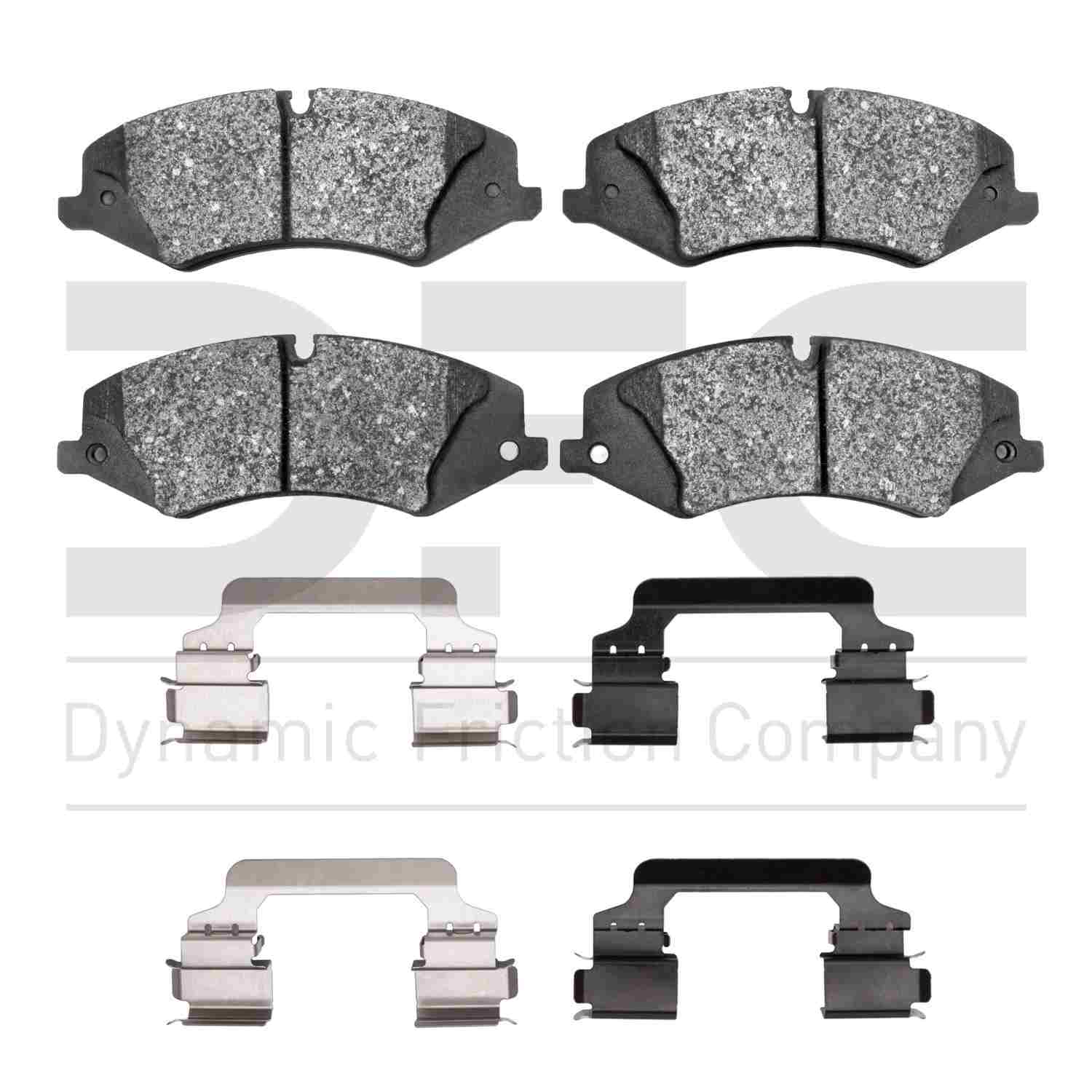 Dynamic Friction Company Disc Brake Pad Set  top view frsport 1600-1479-01