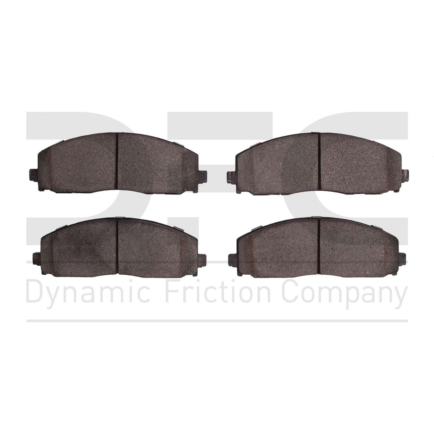 Dynamic Friction Company Disc Brake Pad Set  top view frsport 1600-1589-00