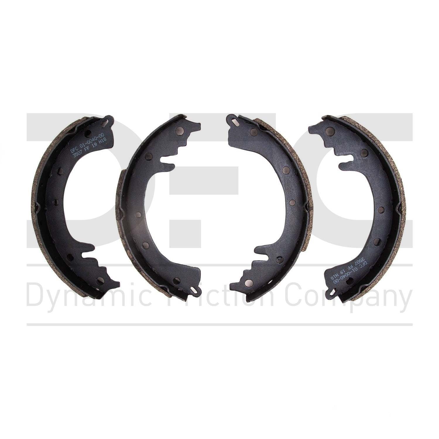 Dynamic Friction Company Drum Brake Shoe  top view frsport 1901-0040-00