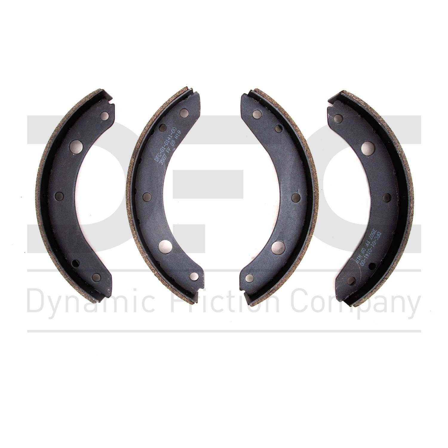 Dynamic Friction Company Drum Brake Shoe  top view frsport 1901-0141-00