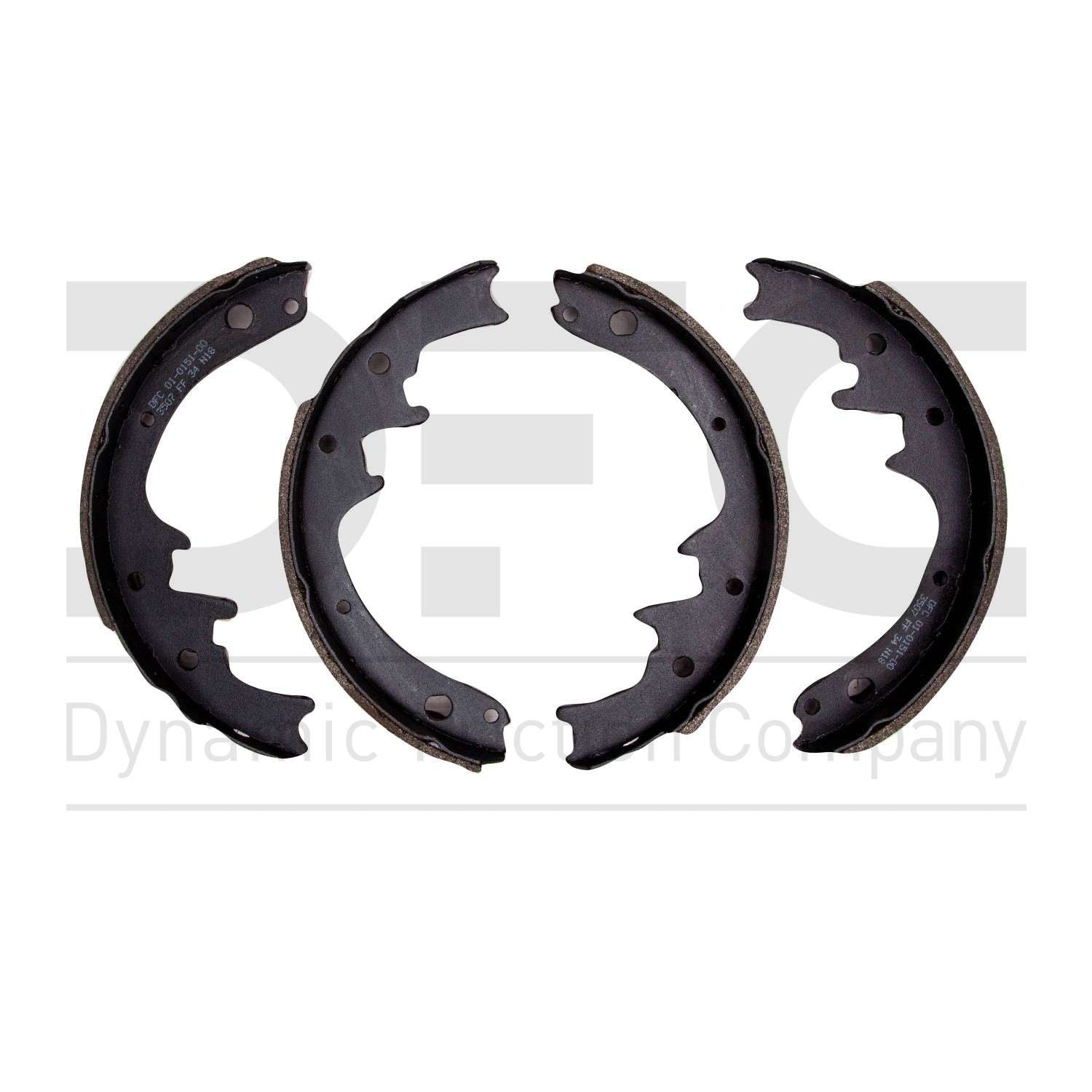 Dynamic Friction Company Drum Brake Shoe  top view frsport 1901-0151-00