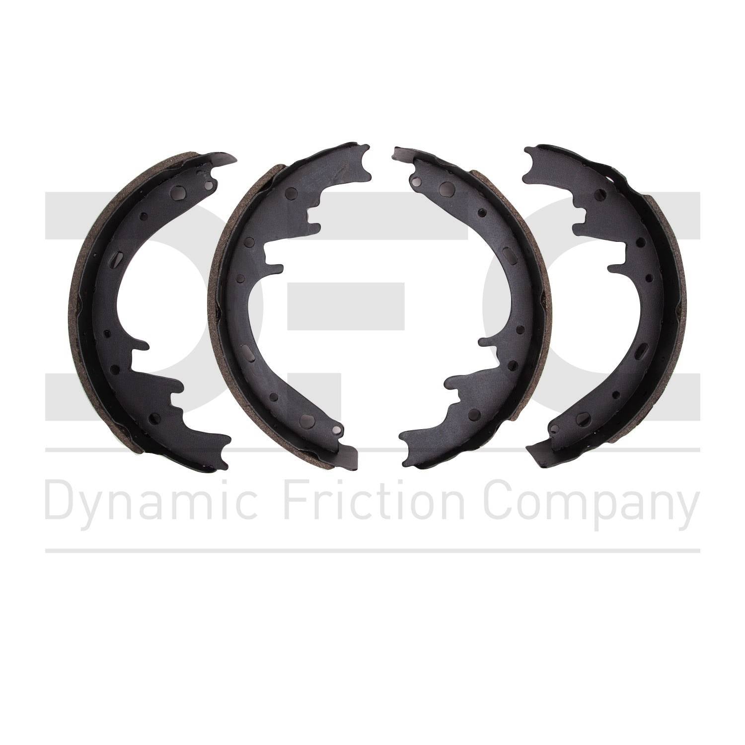 Dynamic Friction Company Drum Brake Shoe  top view frsport 1901-0263-00