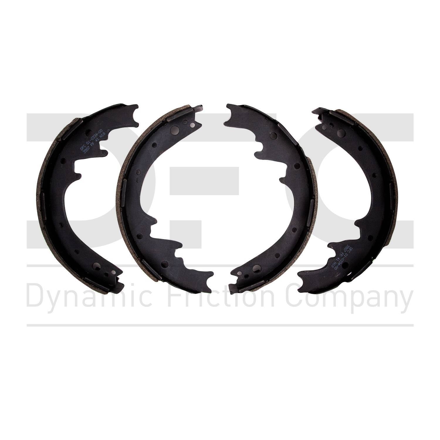 dynamic friction company drum brake shoe  frsport 1901-0334-00