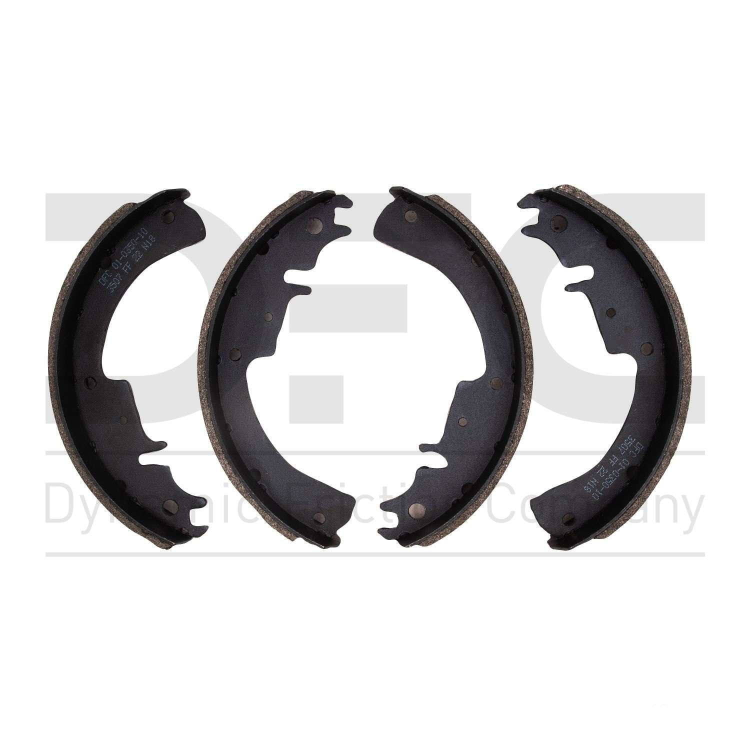 Dynamic Friction Company Drum Brake Shoe  top view frsport 1901-0350-10