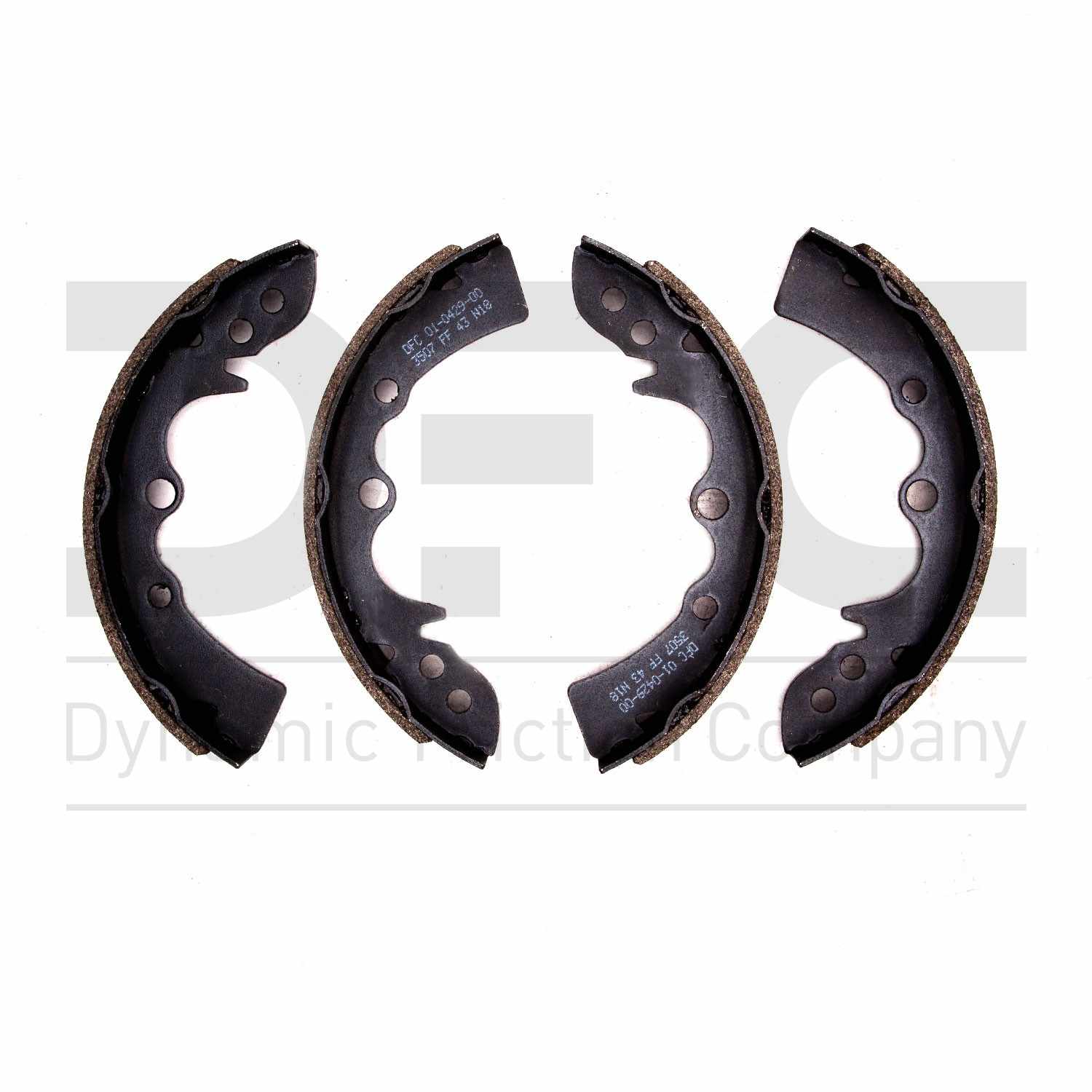 Dynamic Friction Company Drum Brake Shoe  top view frsport 1901-0429-00