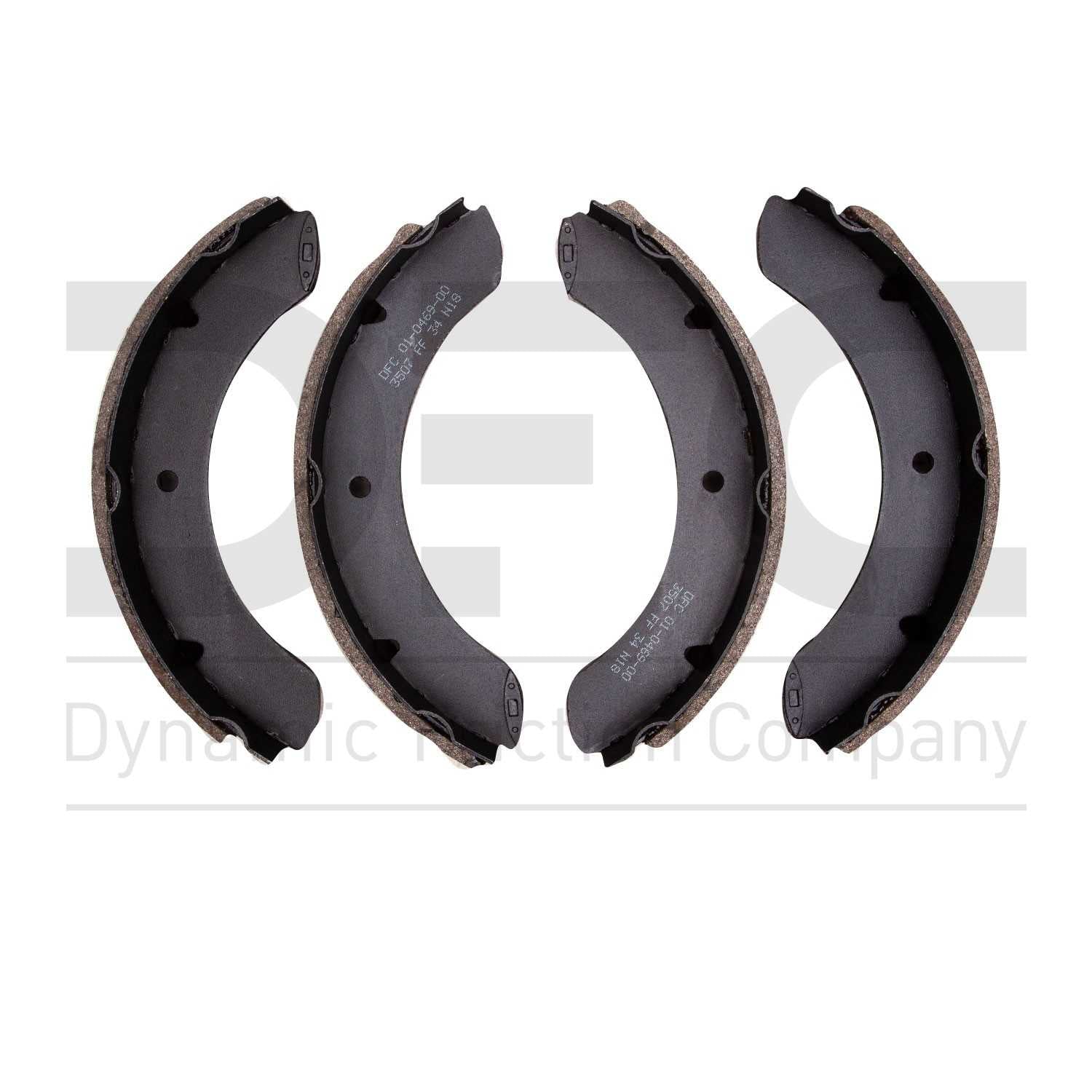 Dynamic Friction Company Drum Brake Shoe  top view frsport 1901-0469-00