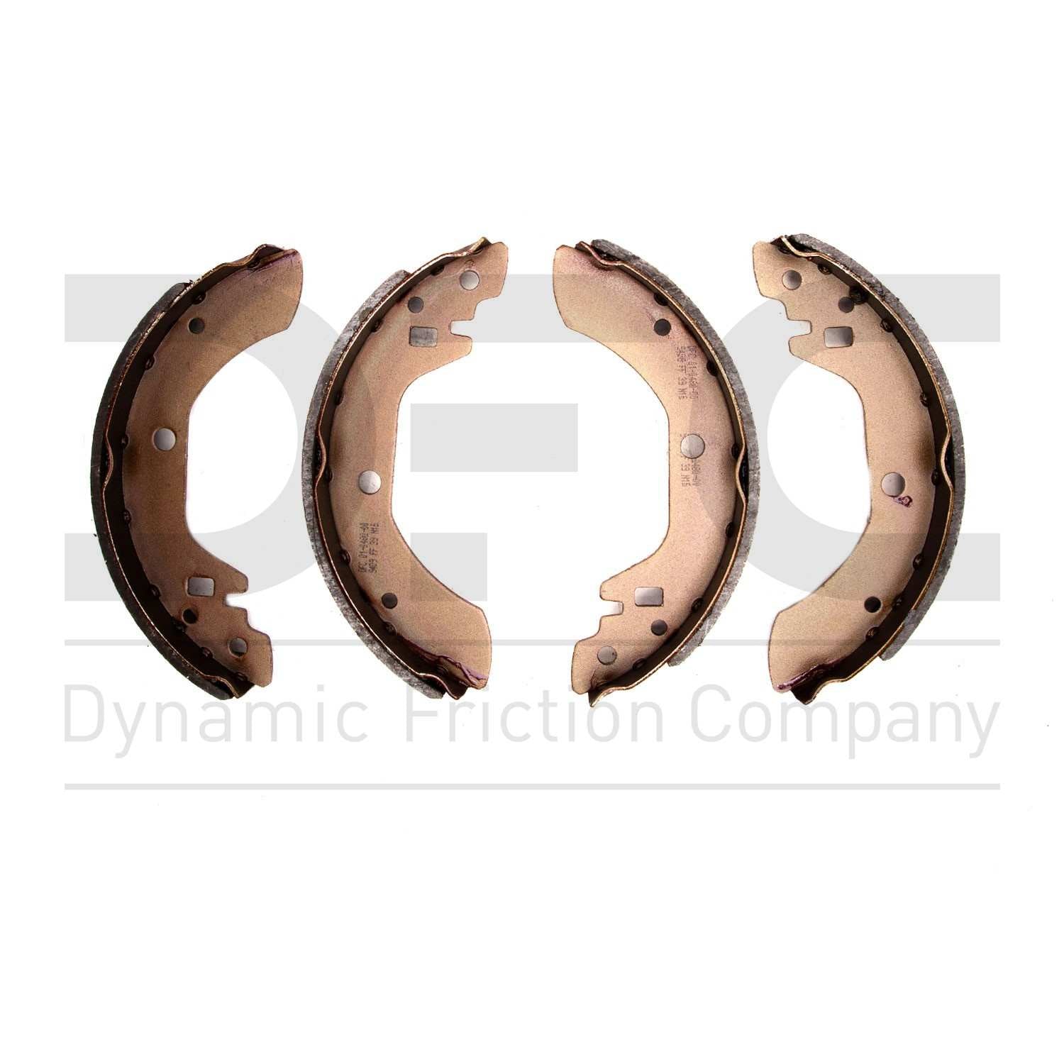 Dynamic Friction Company Drum Brake Shoe  top view frsport 1901-0480-00