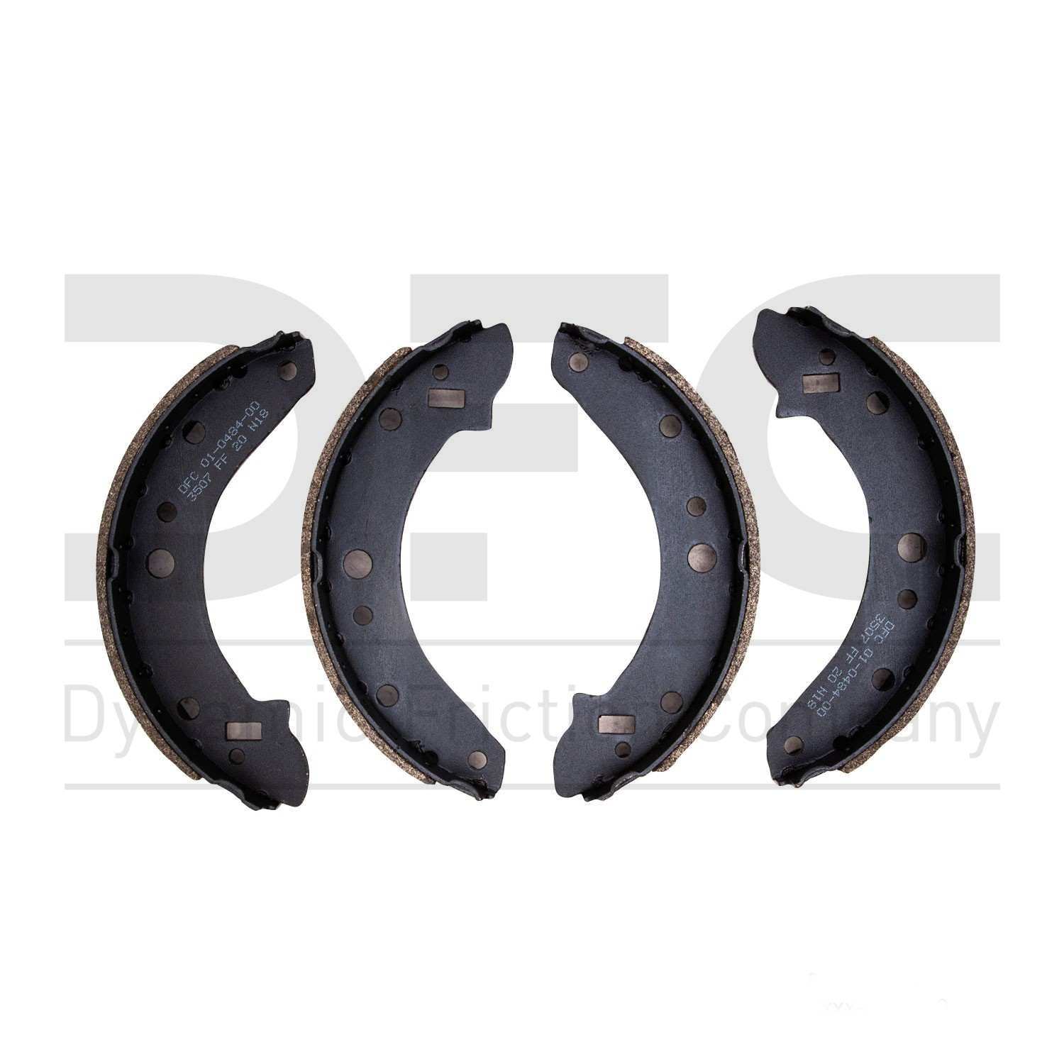 dynamic friction company drum brake shoe  frsport 1901-0484-00