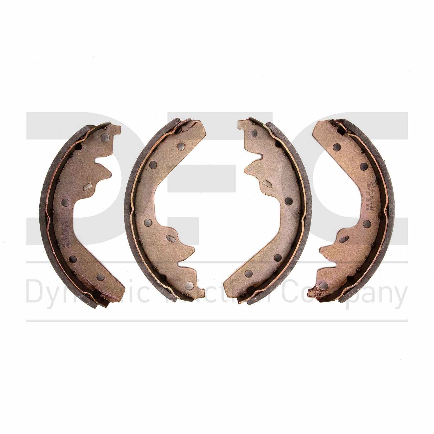 Dynamic Friction Company Drum Brake Shoe  top view frsport 1901-0519-00