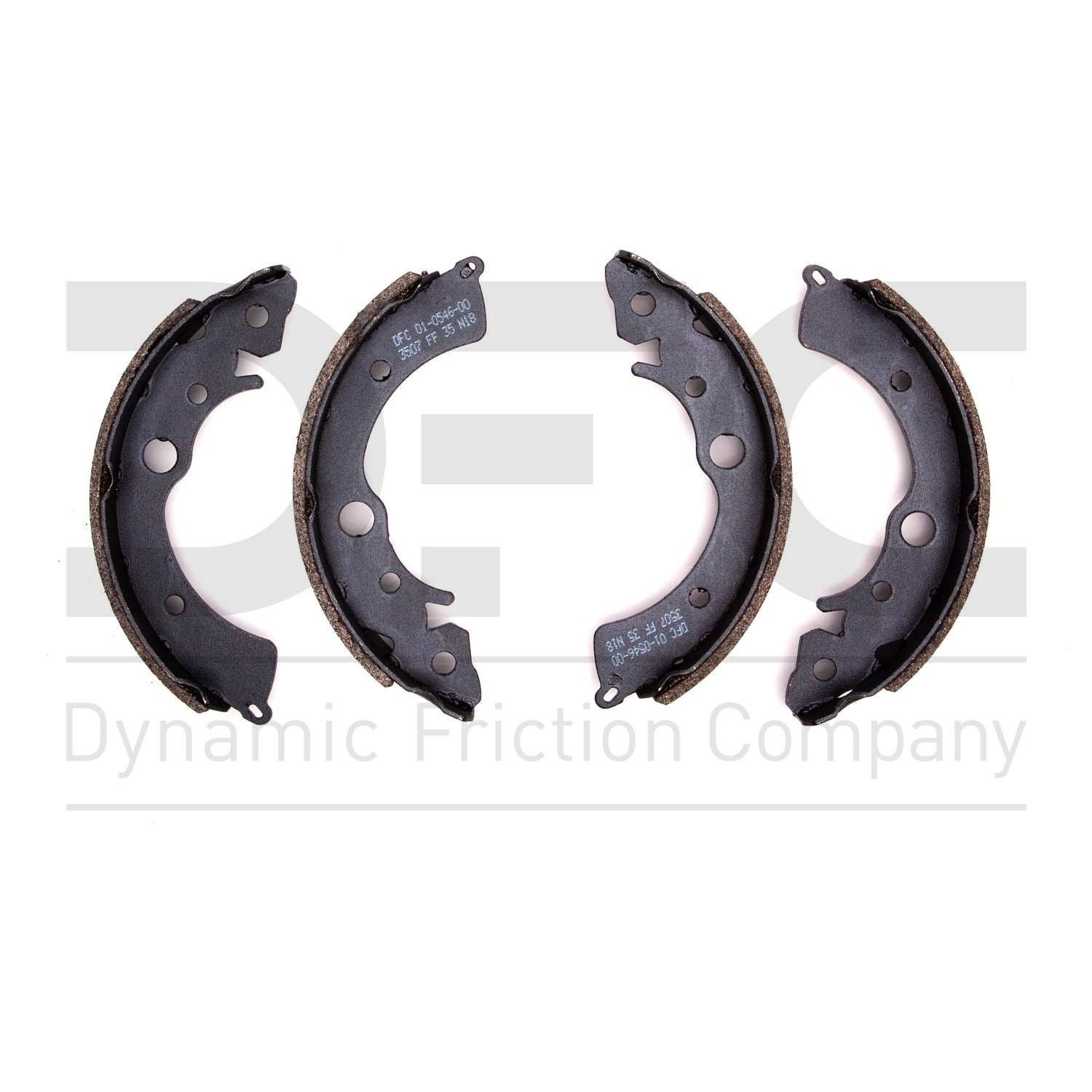 Dynamic Friction Company Drum Brake Shoe  top view frsport 1901-0546-00