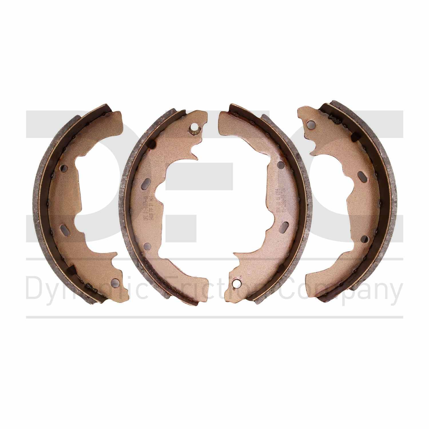 Dynamic Friction Company Drum Brake Shoe  top view frsport 1901-0665-00