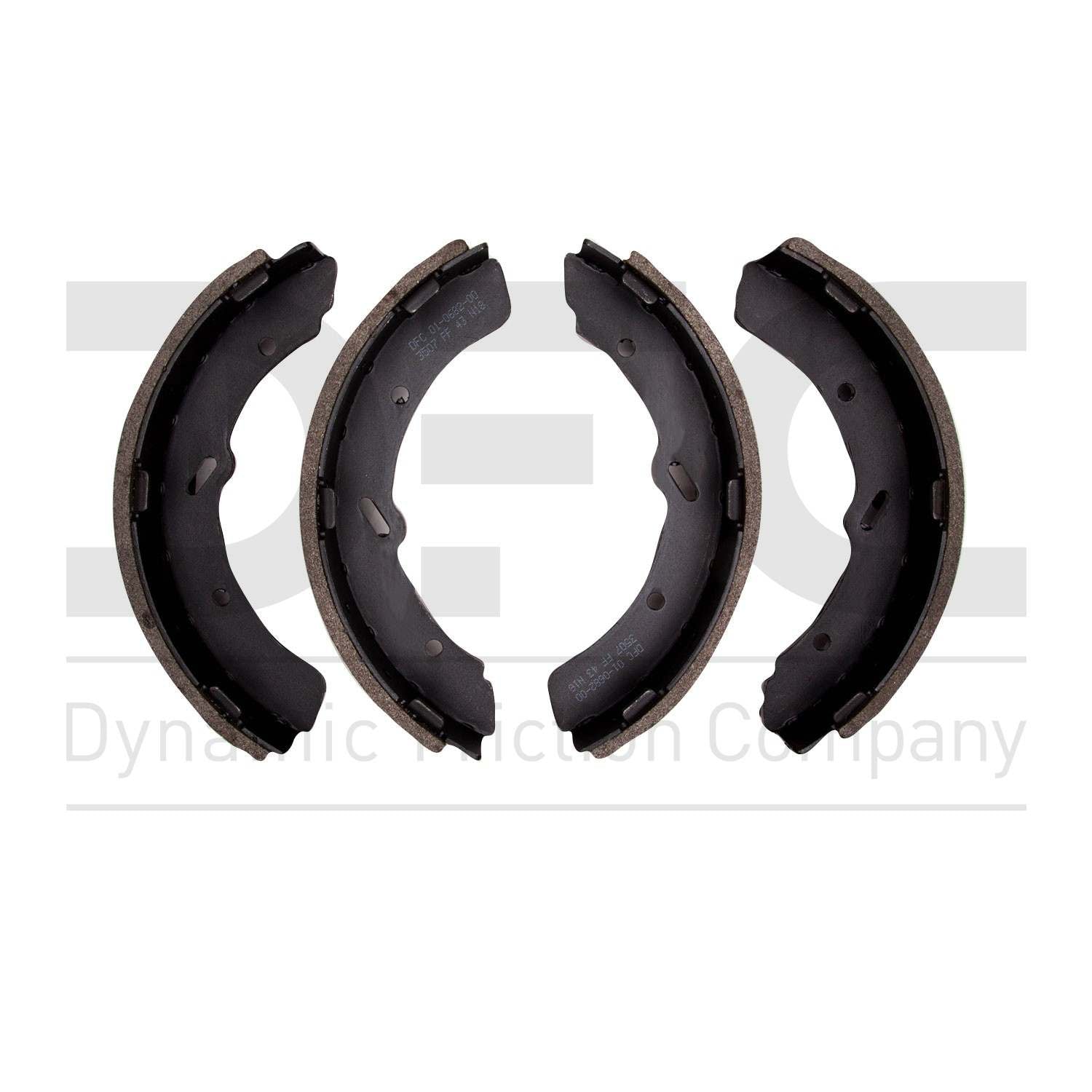 Dynamic Friction Company Drum Brake Shoe  top view frsport 1901-0682-00