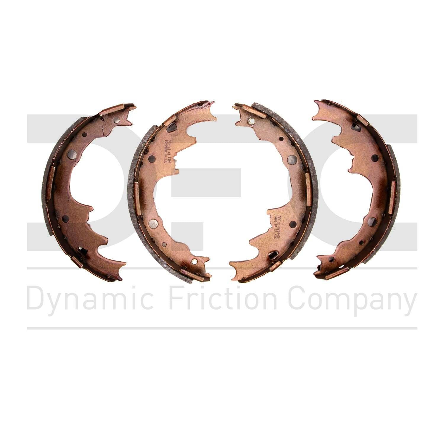 Dynamic Friction Company Drum Brake Shoe  top view frsport 1901-0704-00