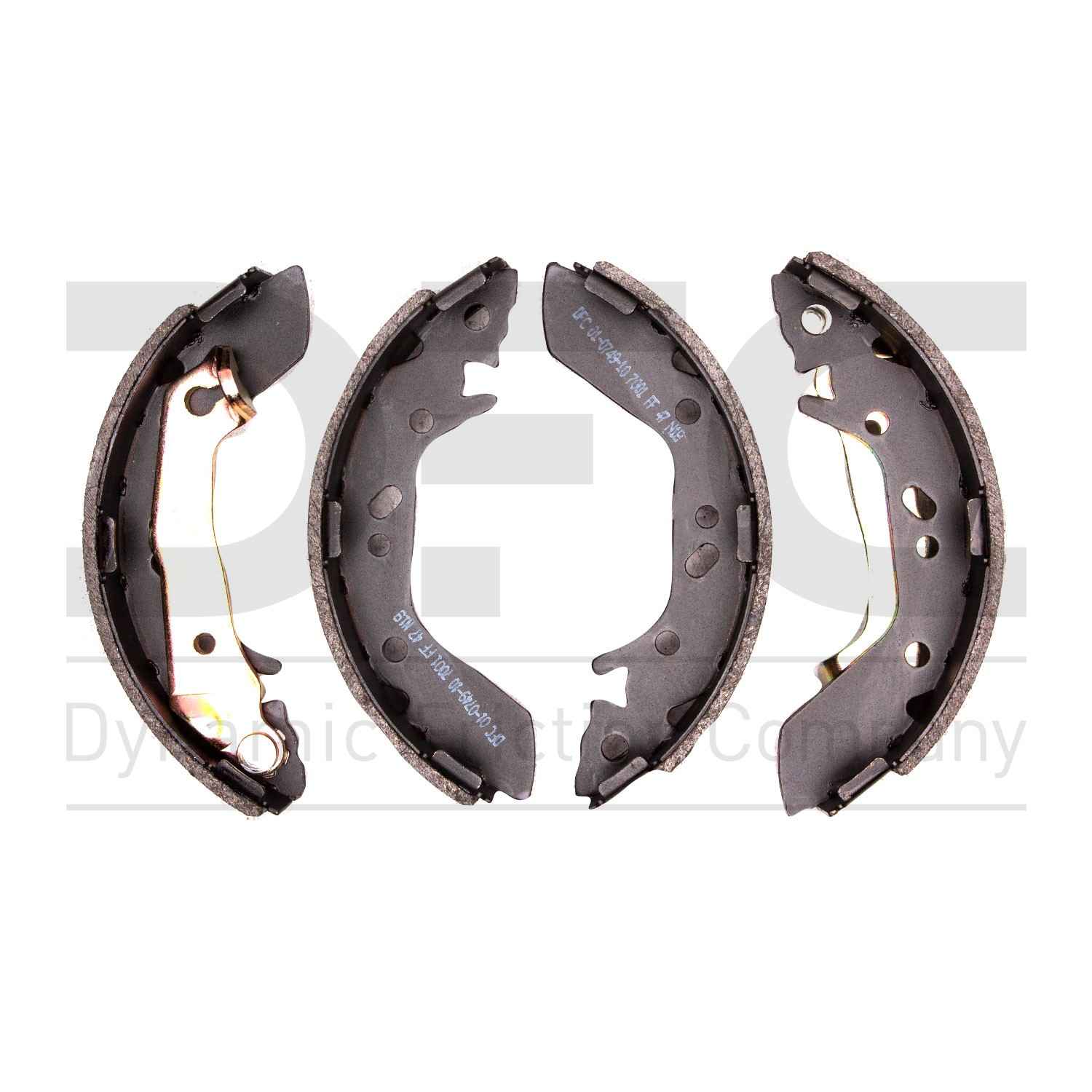 Dynamic Friction Company Drum Brake Shoe  top view frsport 1901-0749-10