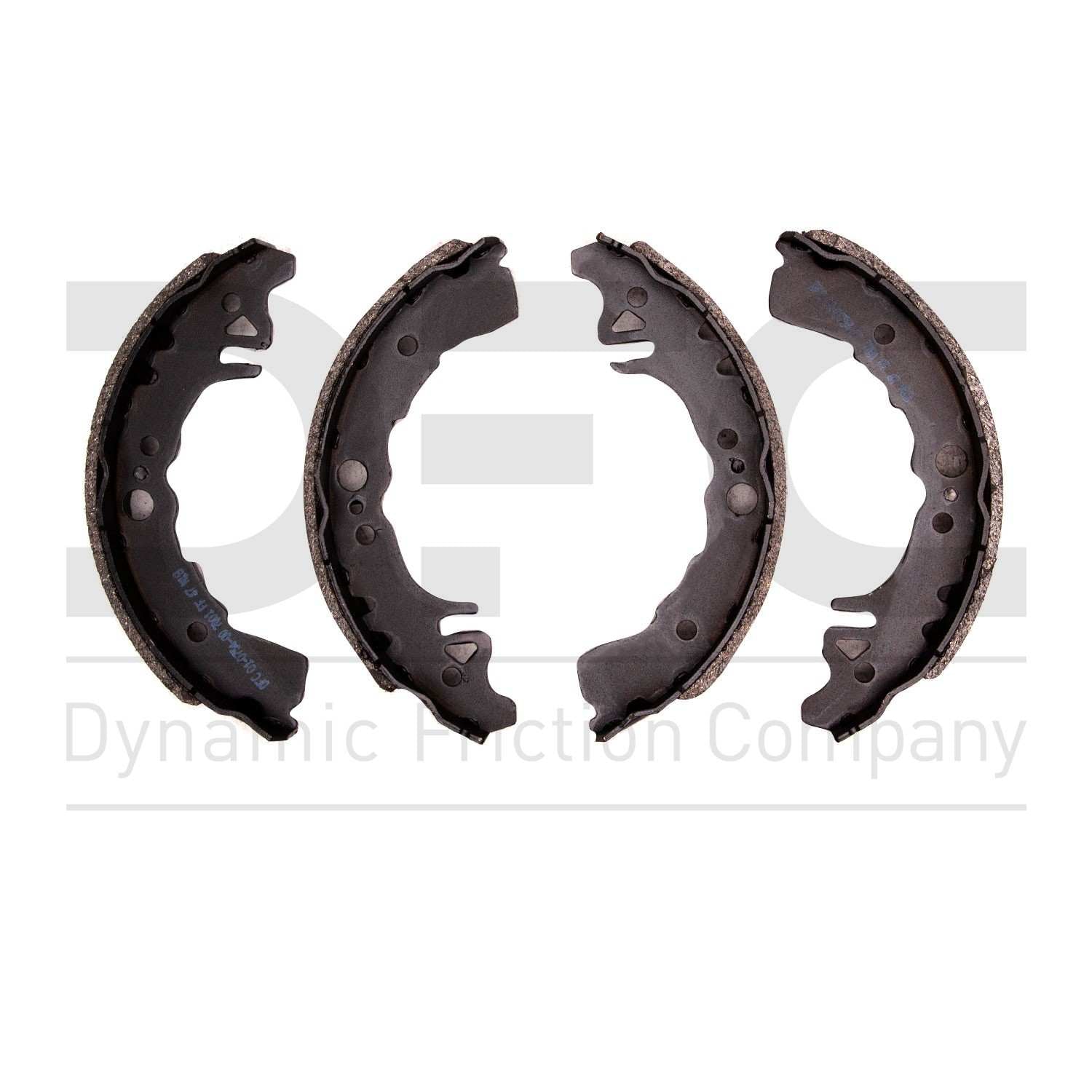 Dynamic Friction Company Drum Brake Shoe  top view frsport 1901-0754-00