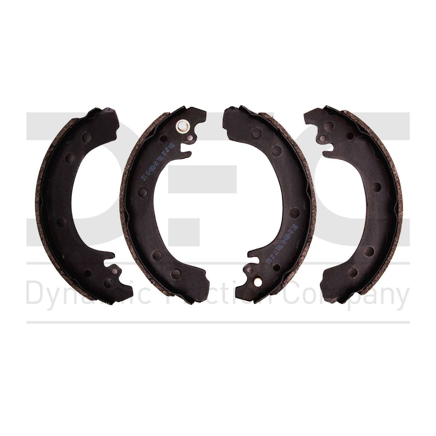 Dynamic Friction Company Drum Brake Shoe  top view frsport 1901-0801-00