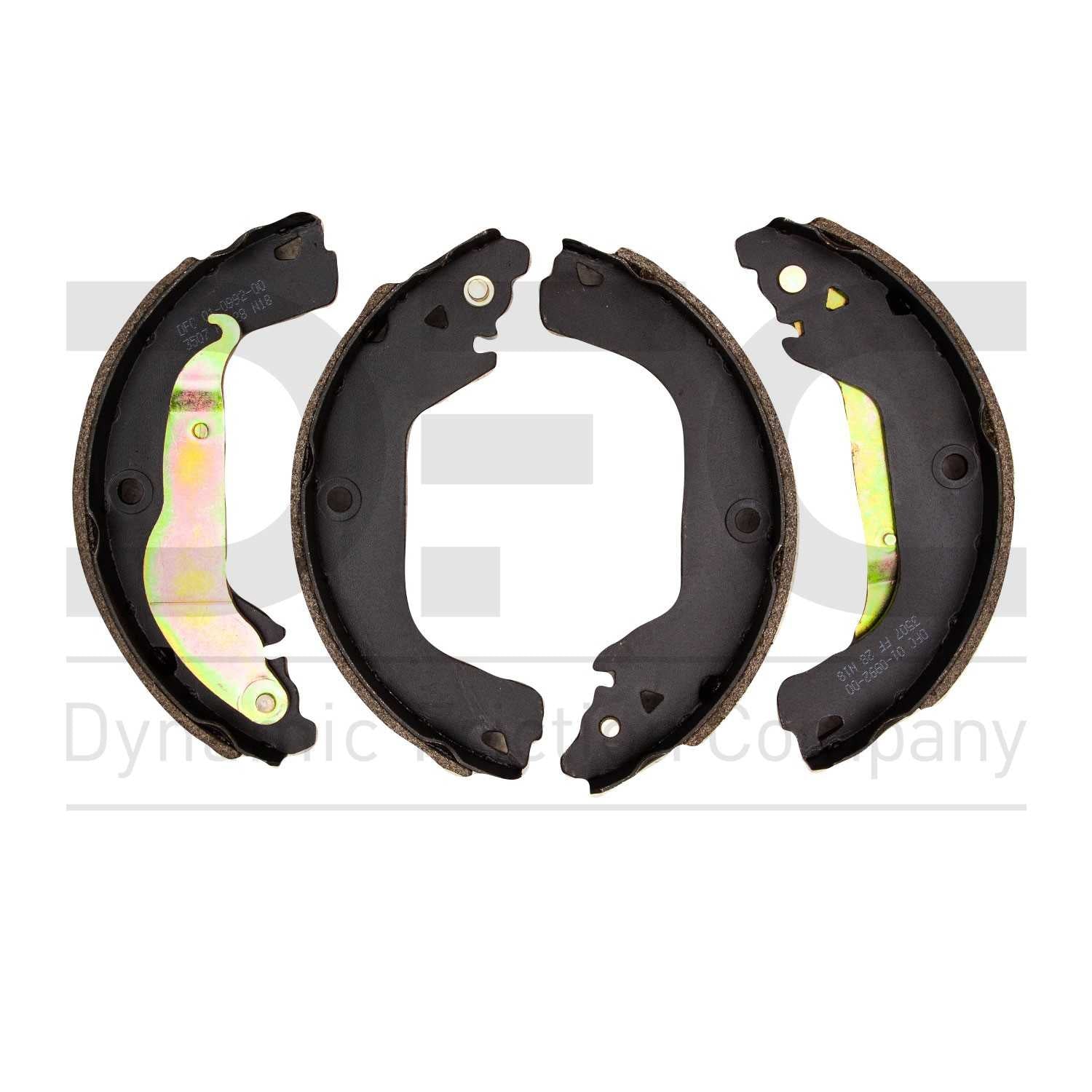 Dynamic Friction Company Drum Brake Shoe  top view frsport 1901-0992-00