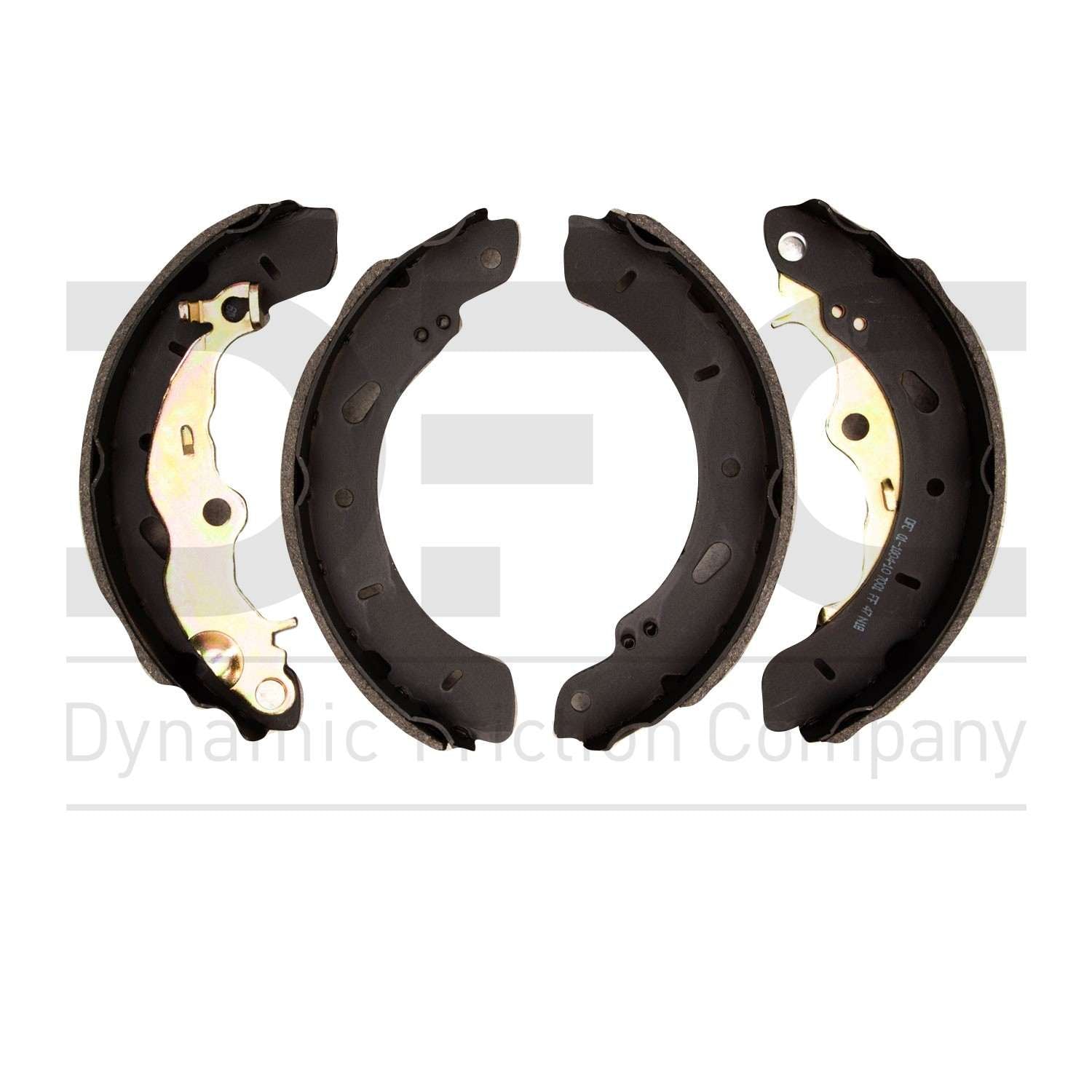 Dynamic Friction Company Drum Brake Shoe  top view frsport 1901-1004-10