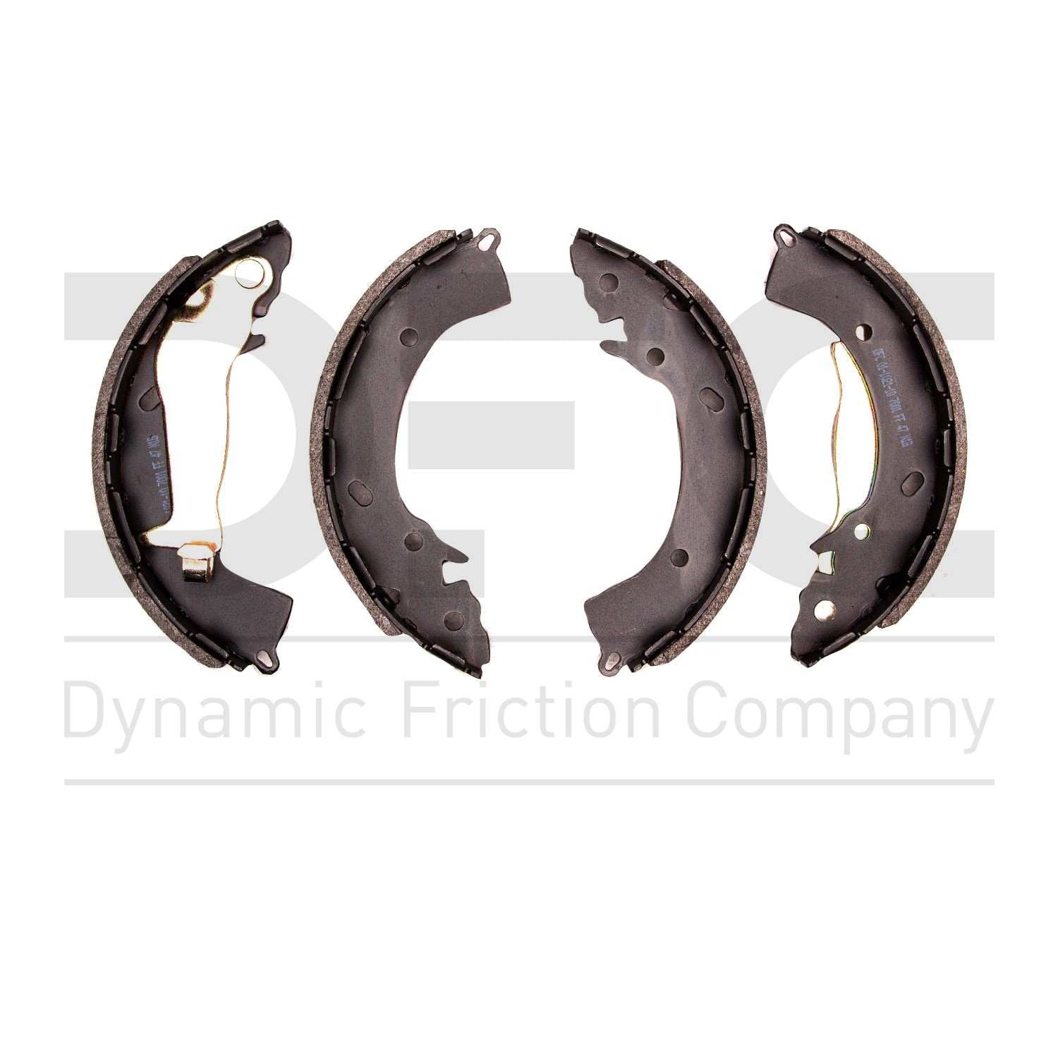 dynamic friction company drum brake shoe  frsport 1901-1021-10