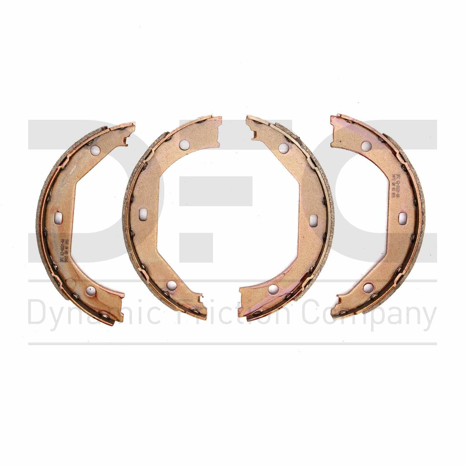 Dynamic Friction Company Drum Brake Shoe  top view frsport 1902-0831-00