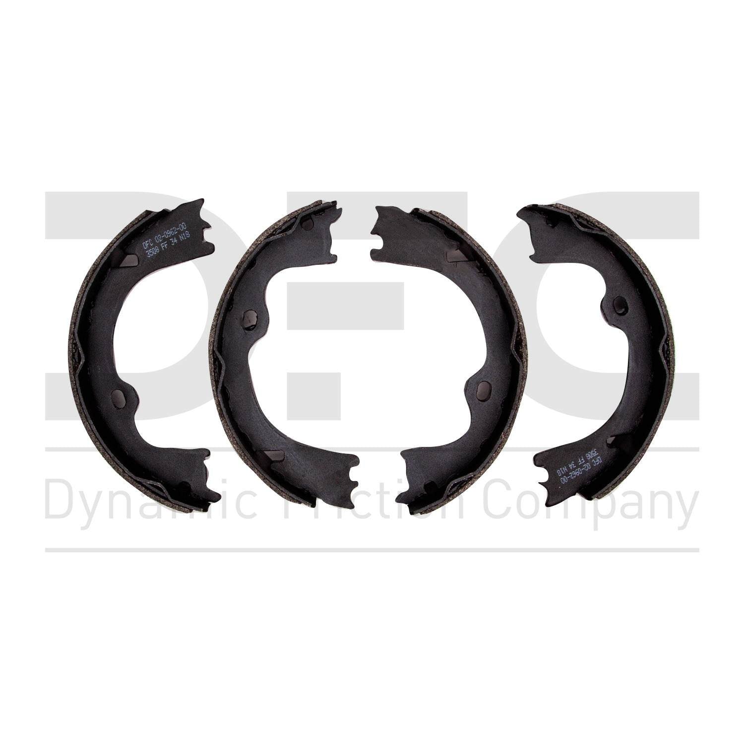 Dynamic Friction Company Drum Brake Shoe  top view frsport 1902-0962-00