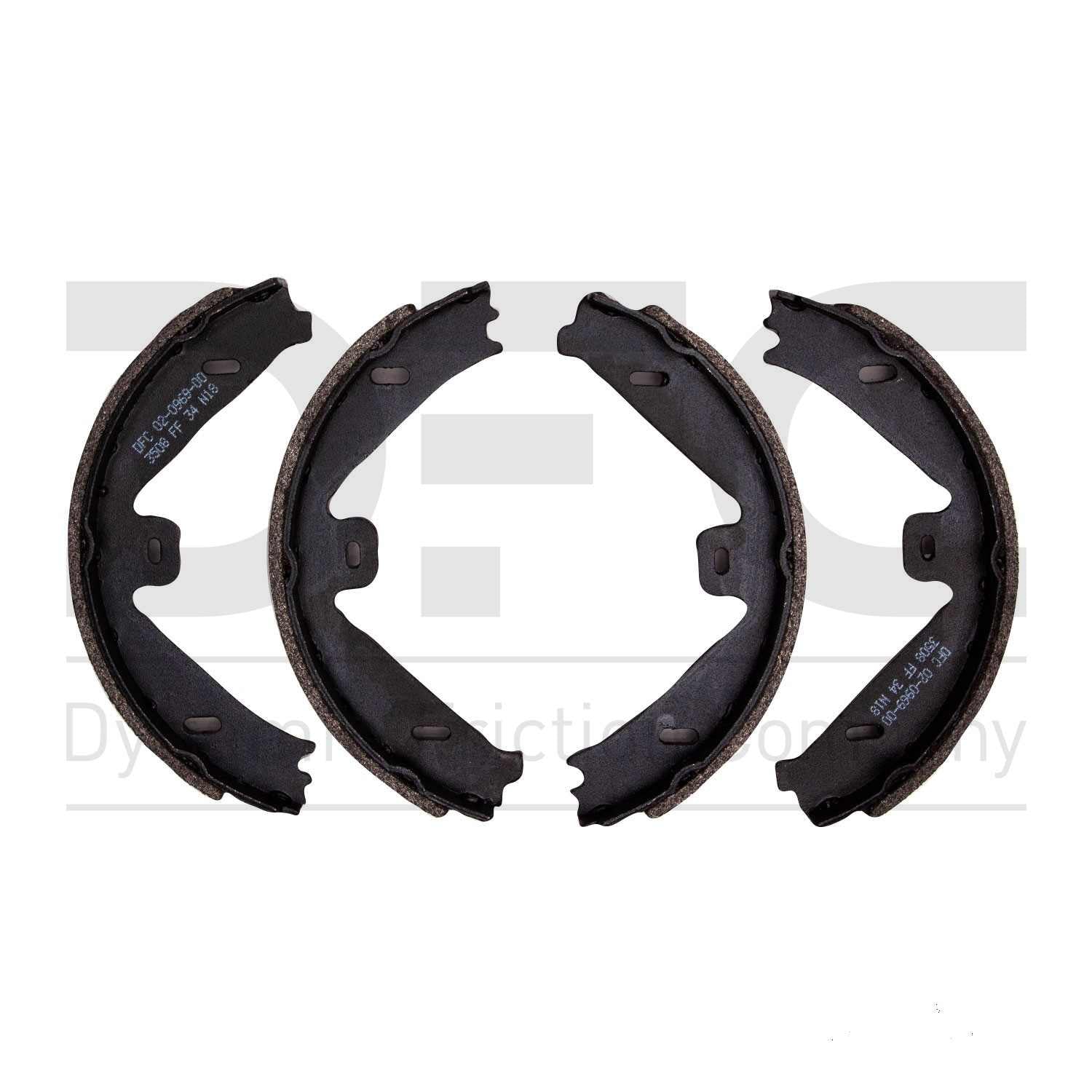 Dynamic Friction Company Drum Brake Shoe  top view frsport 1902-0969-00