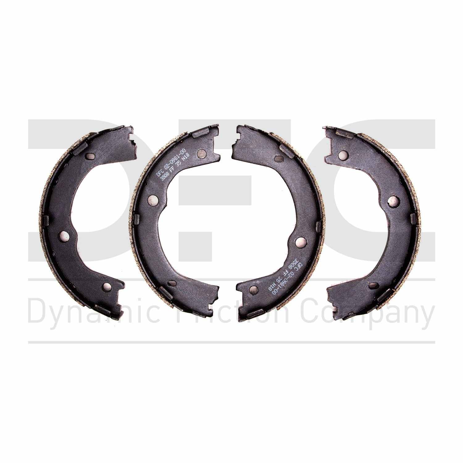 dynamic friction company drum brake shoe  frsport 1902-0981-00