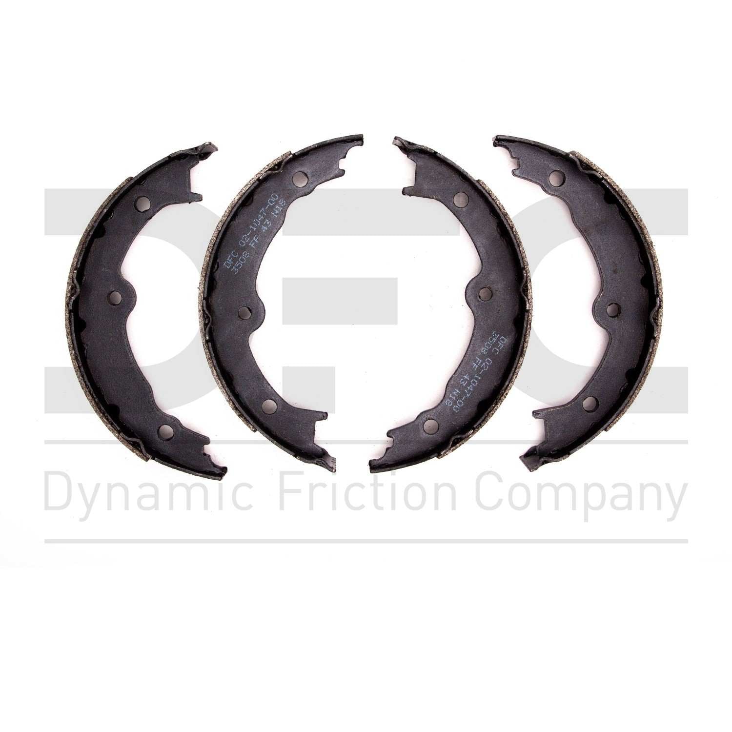 Dynamic Friction Company Drum Brake Shoe  top view frsport 1902-1047-00