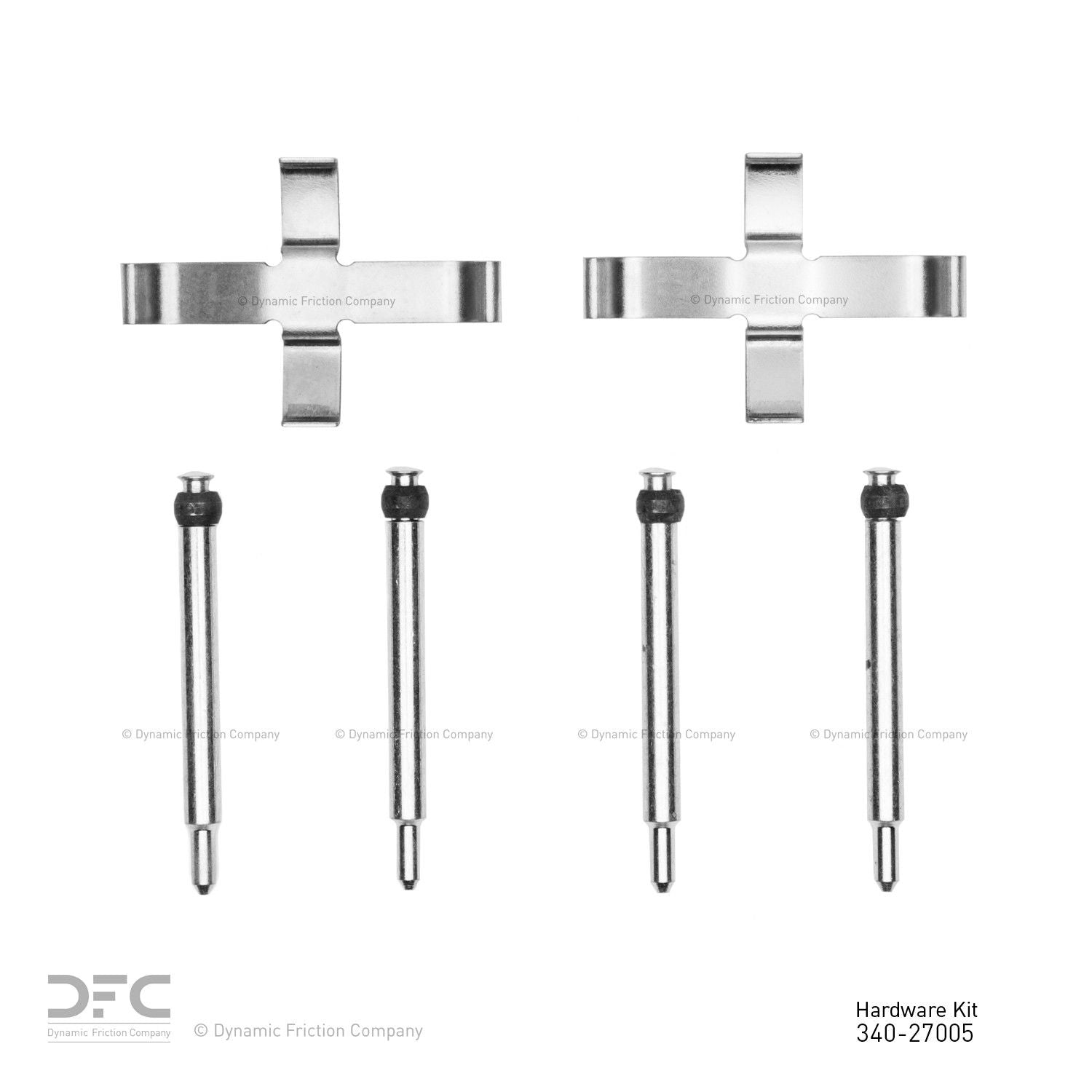 Dynamic Friction Company Disc Brake Hardware Kit  top view frsport 340-27005