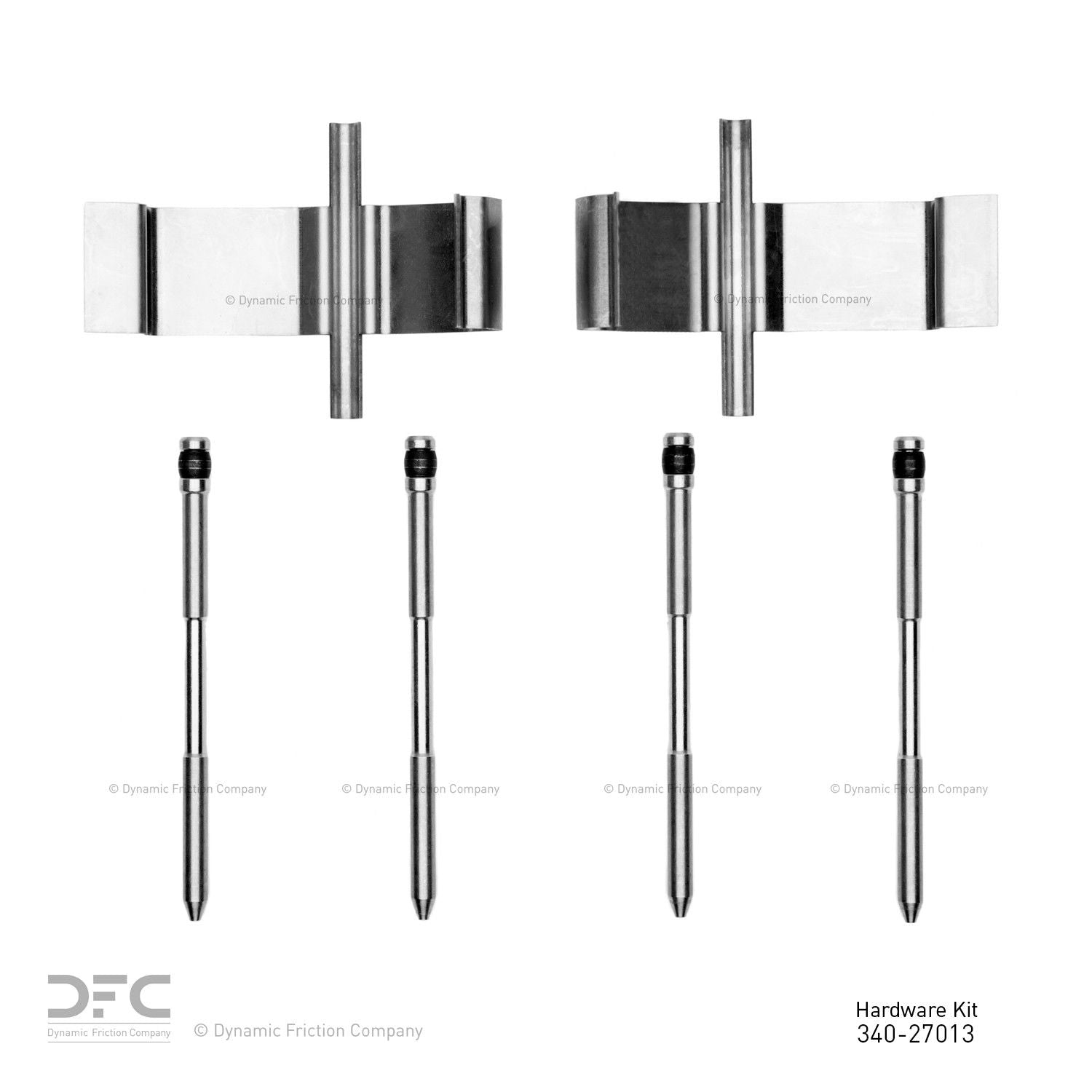 Dynamic Friction Company Disc Brake Hardware Kit  top view frsport 340-27013