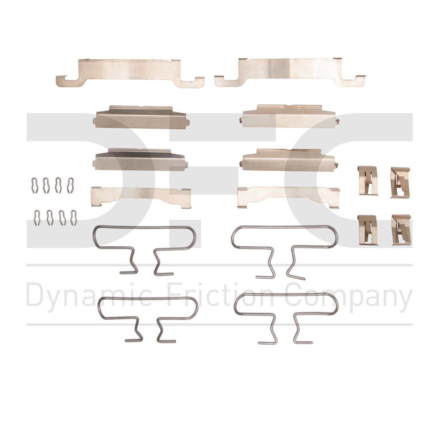 Dynamic Friction Company Disc Brake Hardware Kit  top view frsport 340-40004