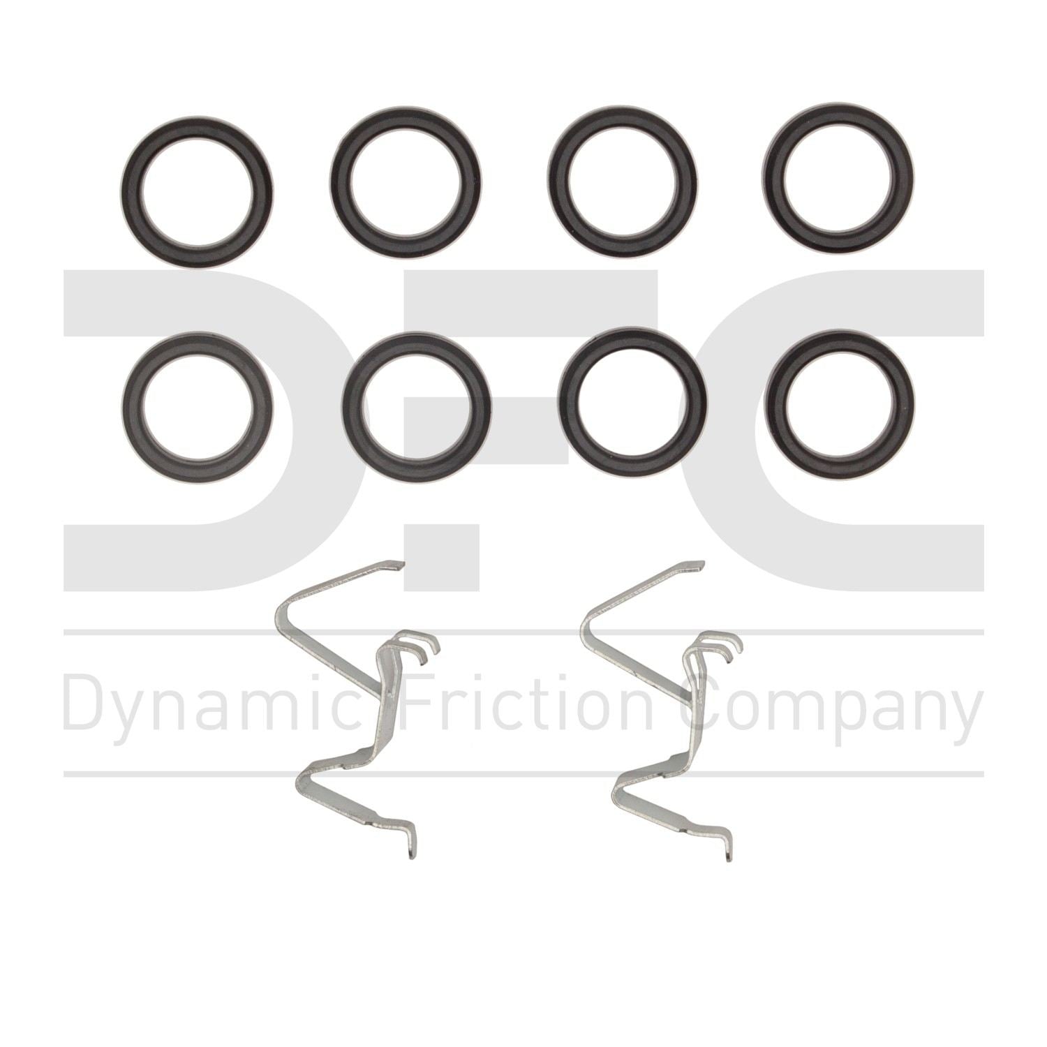 Dynamic Friction Company Disc Brake Hardware Kit  top view frsport 340-45002