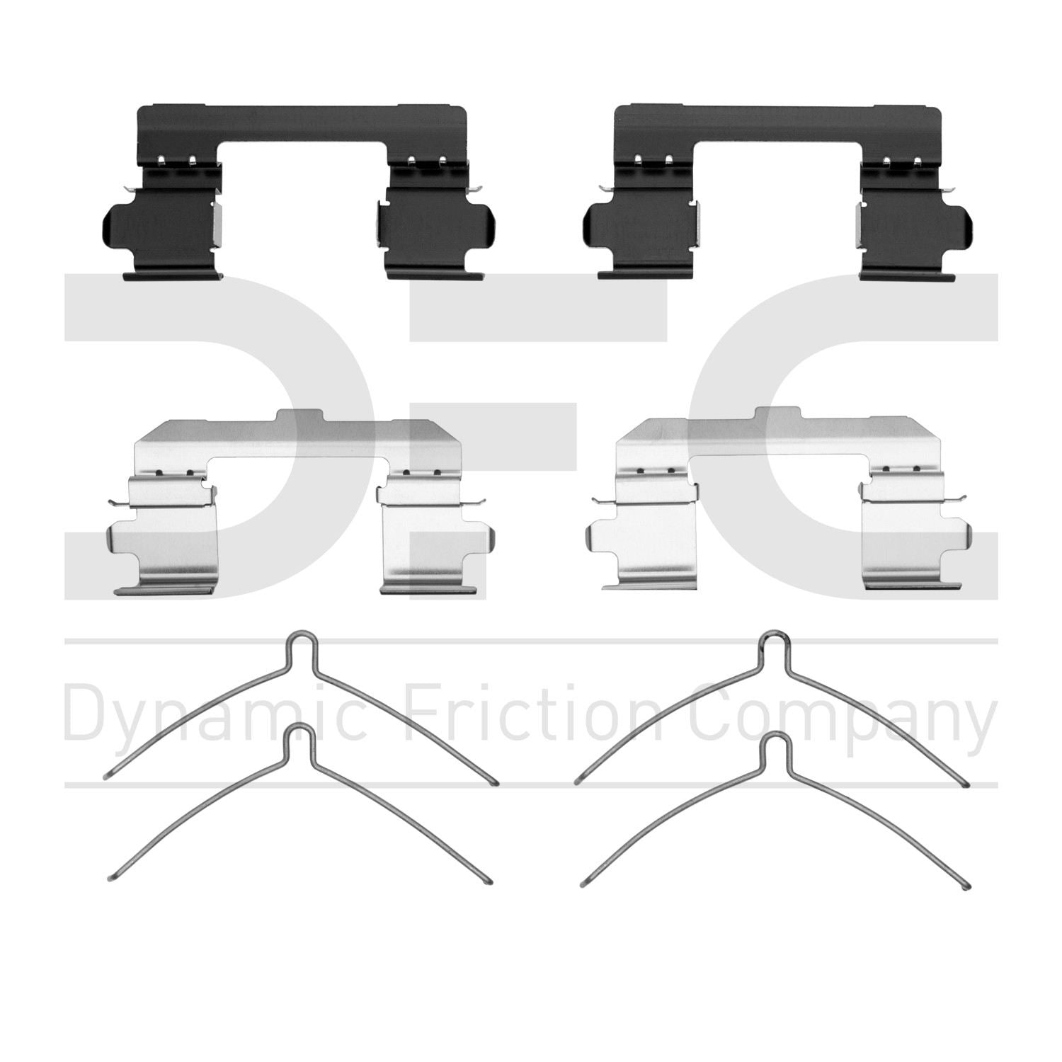 dynamic friction company disc brake hardware kit  frsport 340-46018