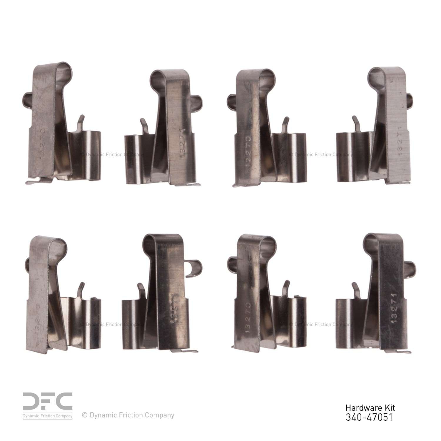 Dynamic Friction Company Disc Brake Hardware Kit  top view frsport 340-47051