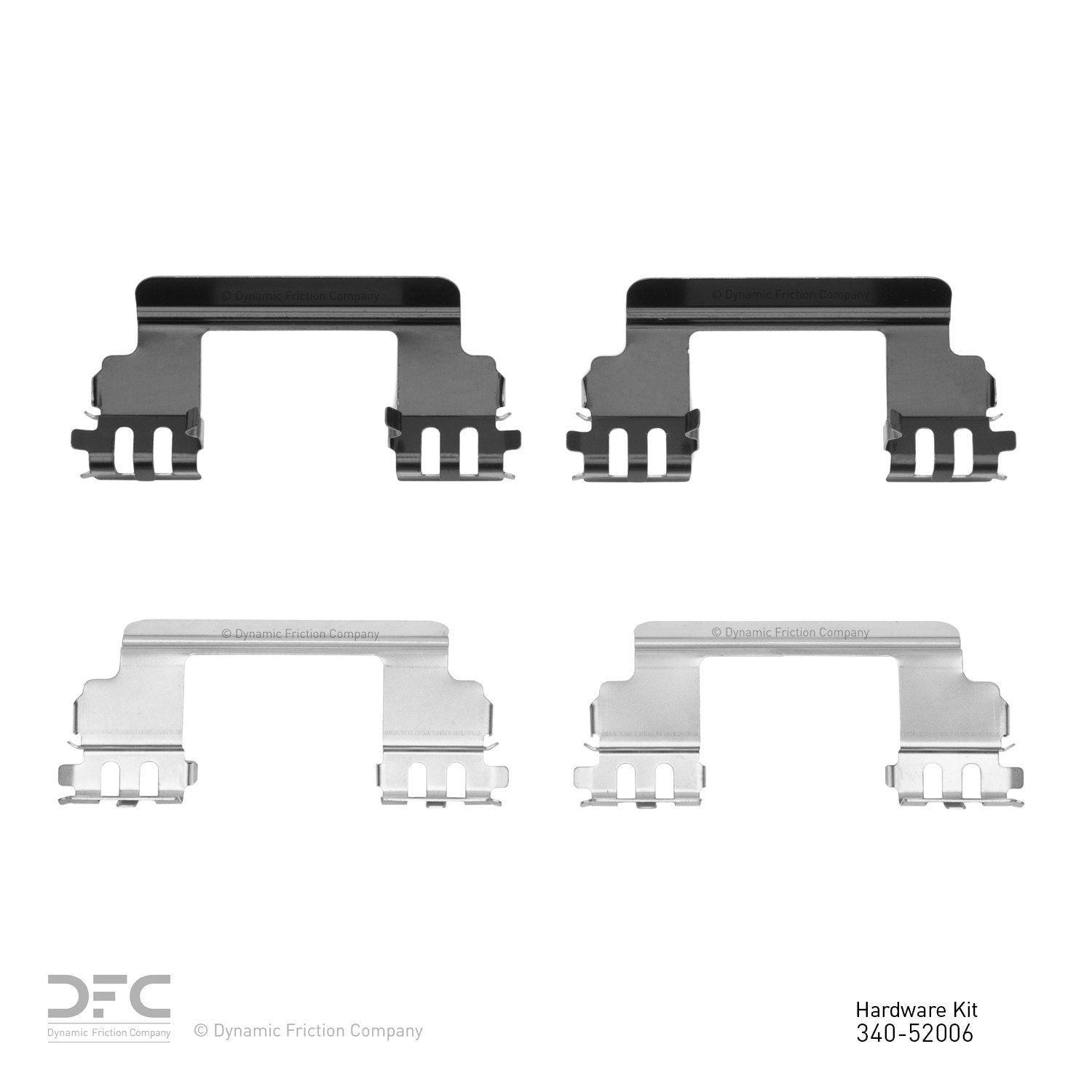 Dynamic Friction Company Disc Brake Hardware Kit  top view frsport 340-52006