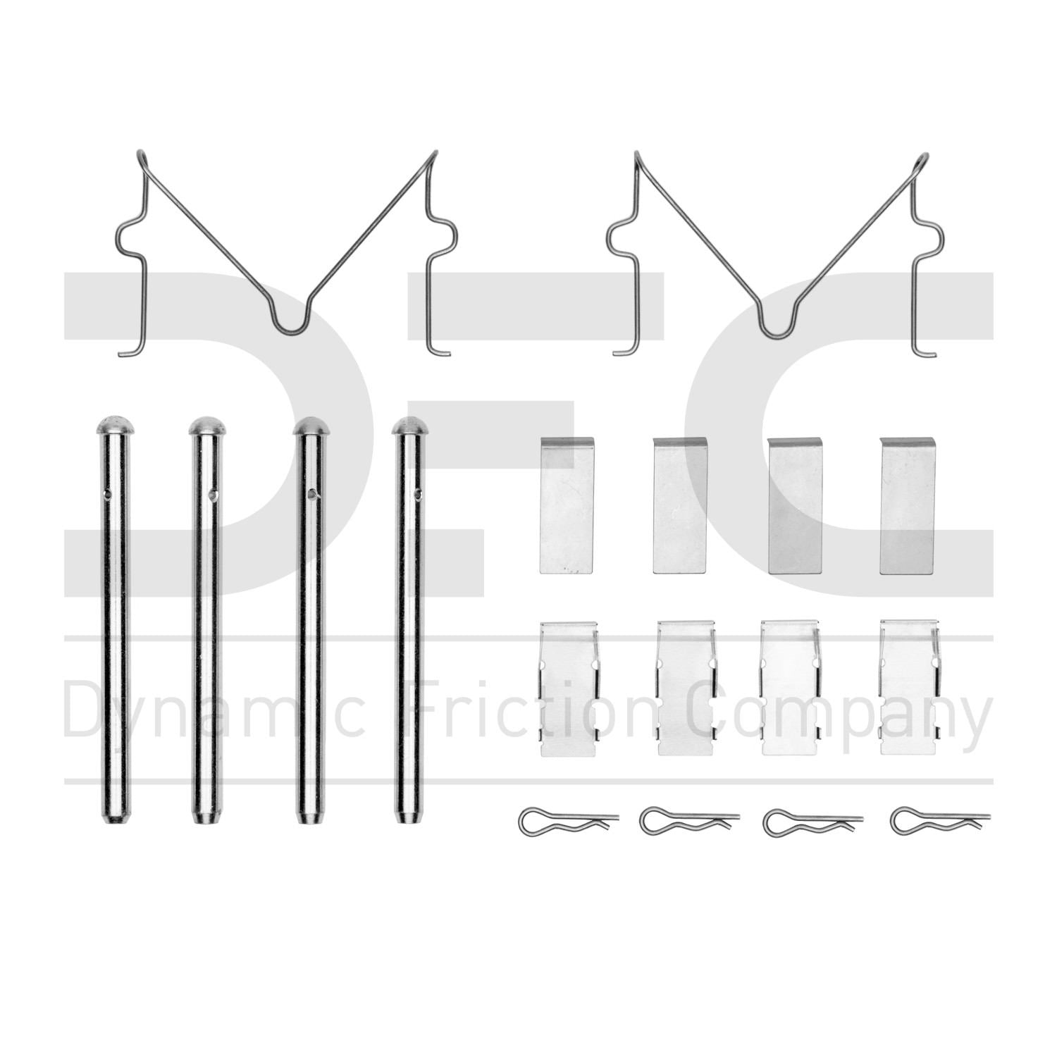 dynamic friction company disc brake hardware kit  frsport 340-54001