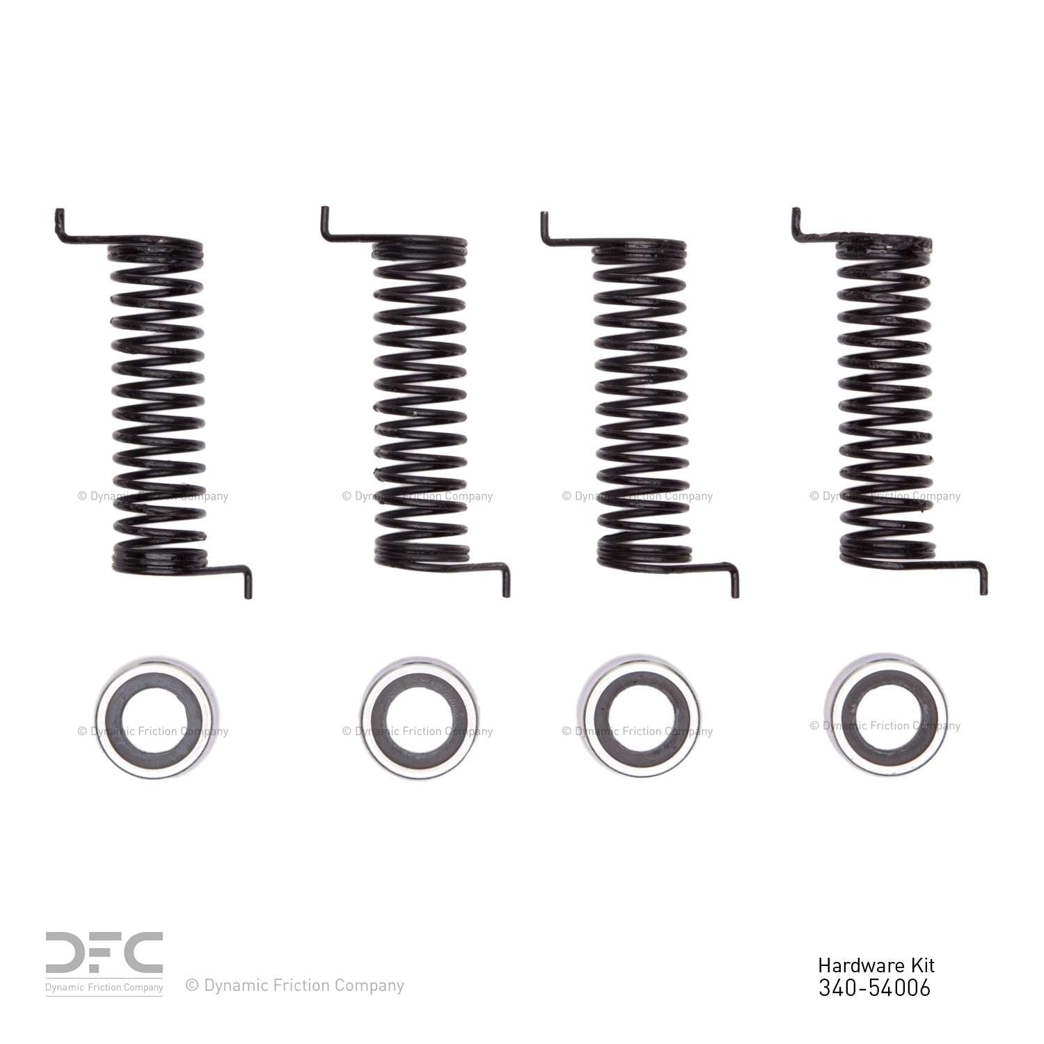 Dynamic Friction Company Disc Brake Hardware Kit  top view frsport 340-54006