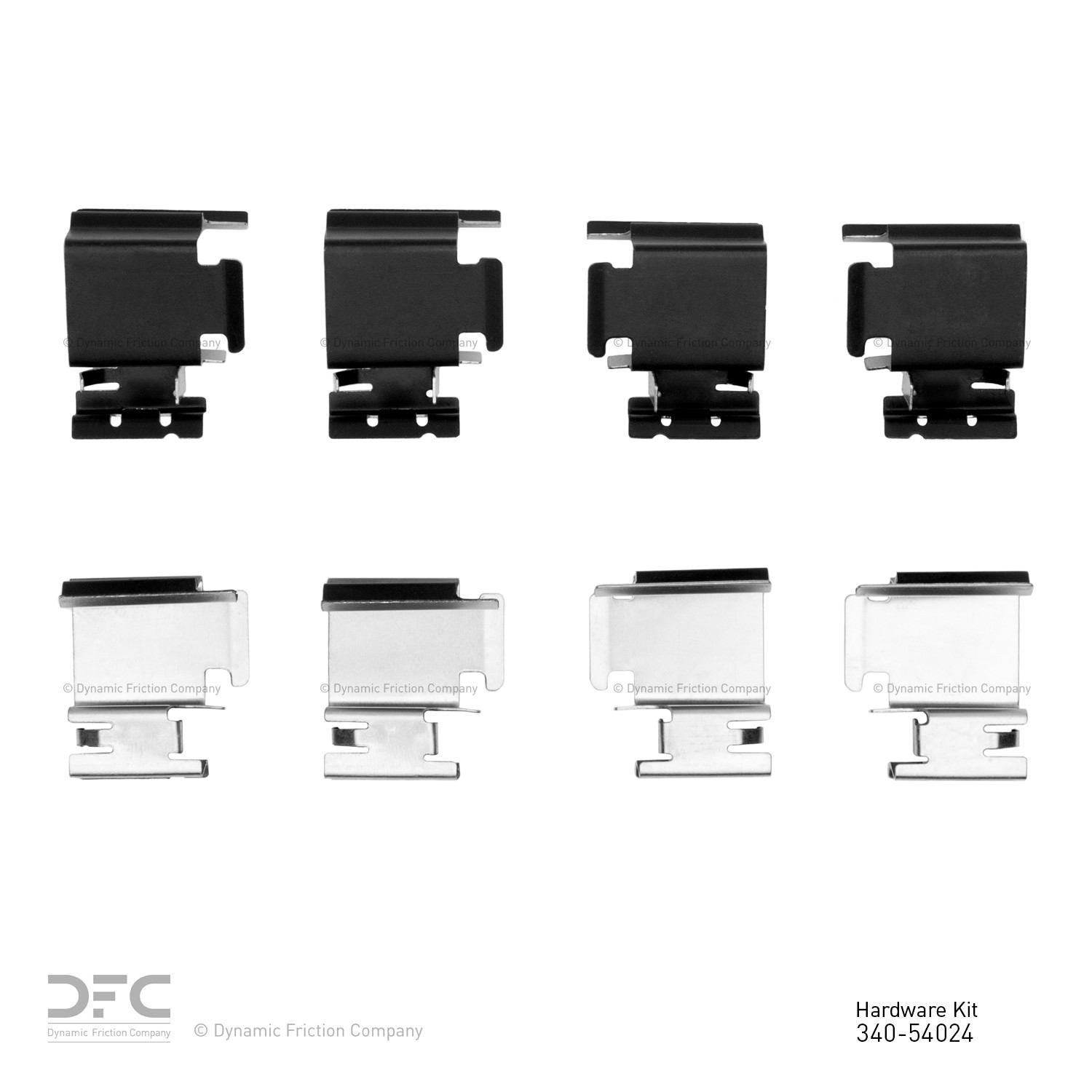 Dynamic Friction Company Disc Brake Hardware Kit  top view frsport 340-54024
