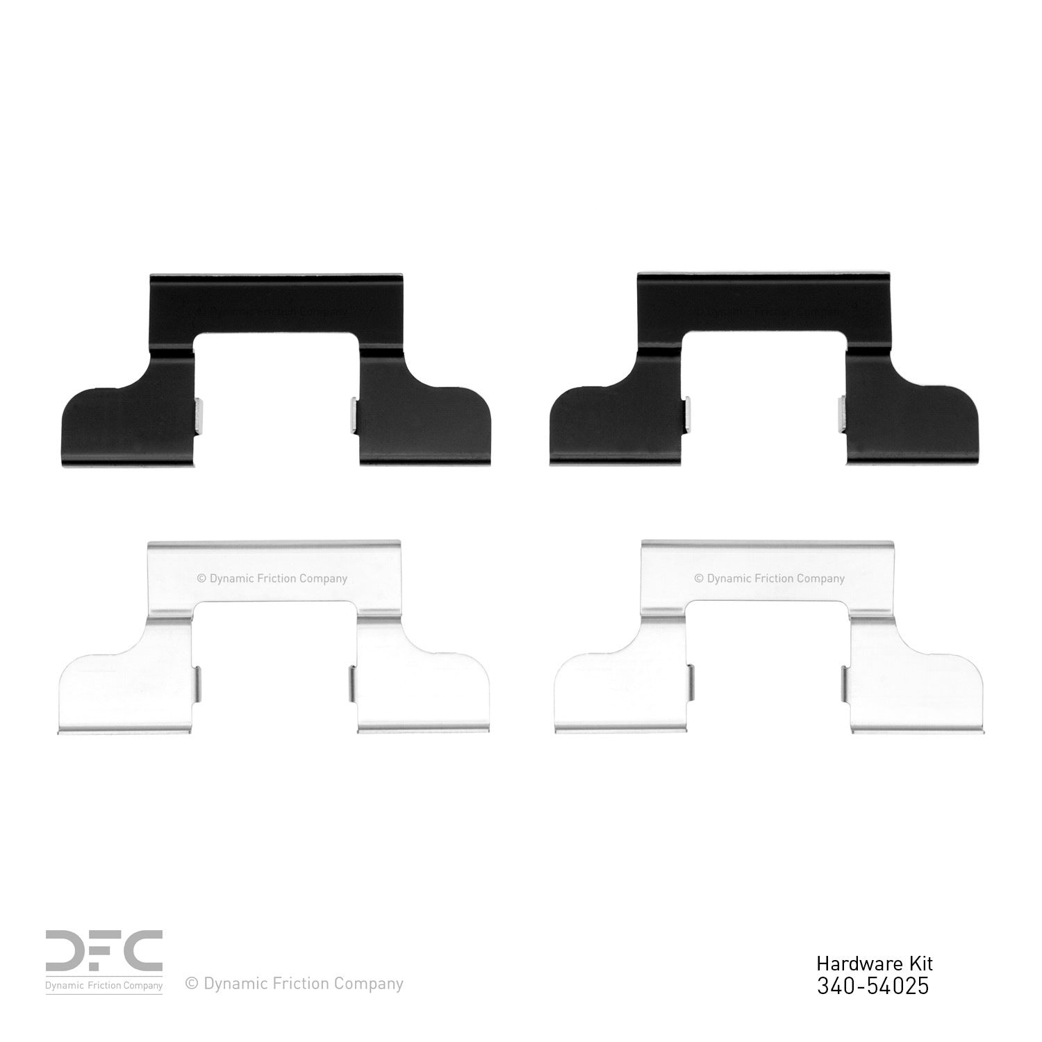 Dynamic Friction Company Disc Brake Hardware Kit  top view frsport 340-54025