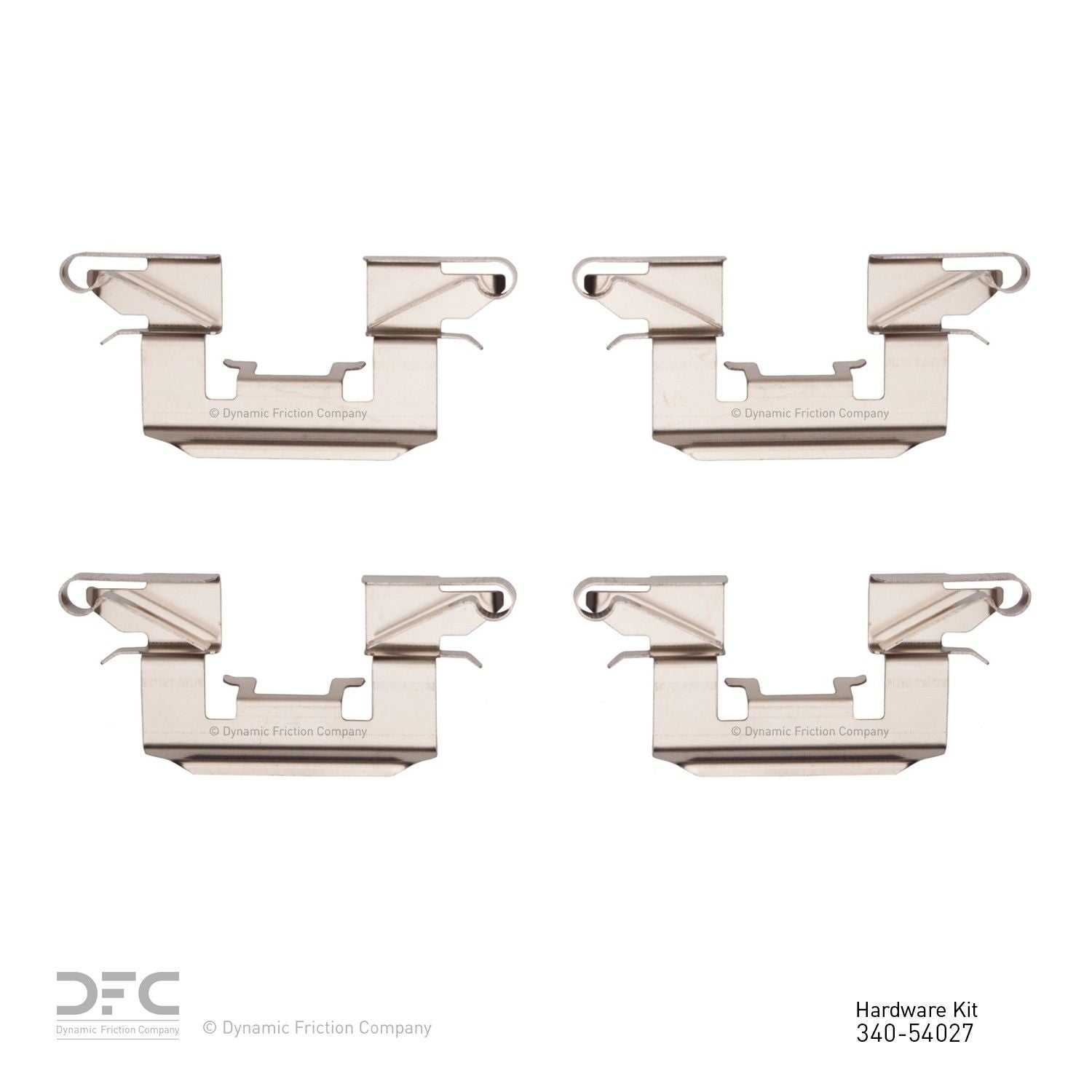 Dynamic Friction Company Disc Brake Hardware Kit  top view frsport 340-54027